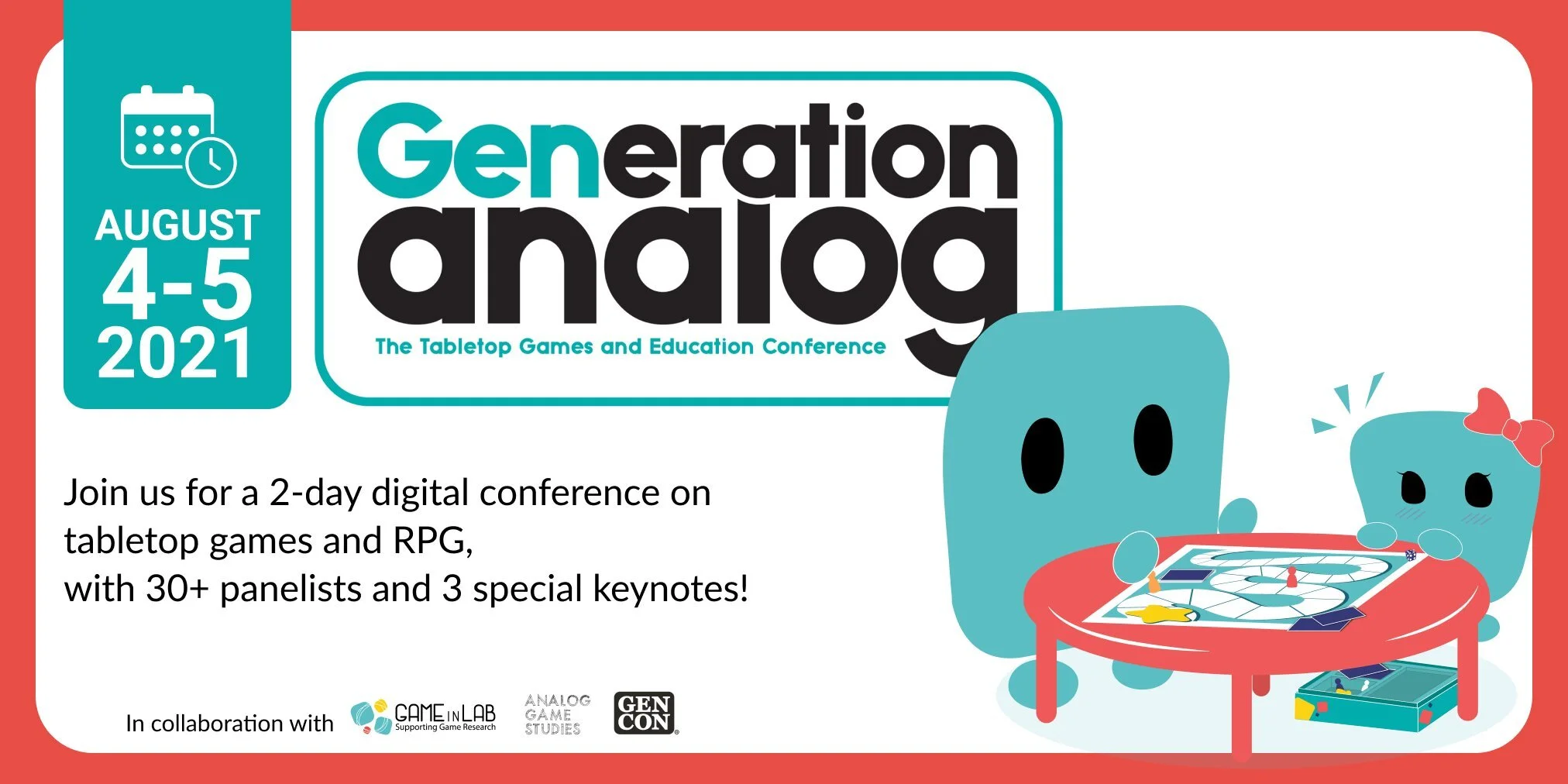 GENeration Analog: The Tabletop Games and Education Conference