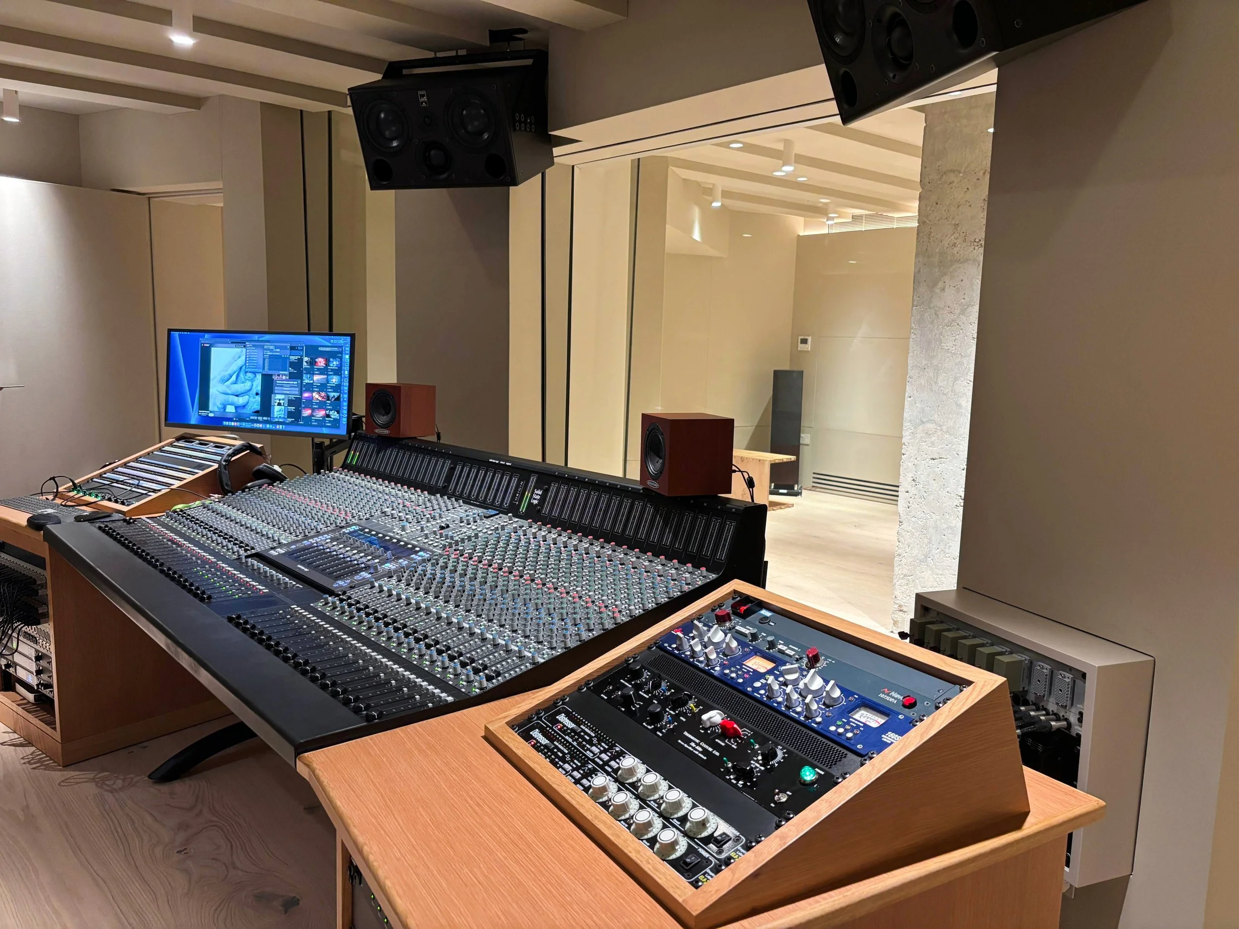  Recording studio control room, designed by Yellow Technology 