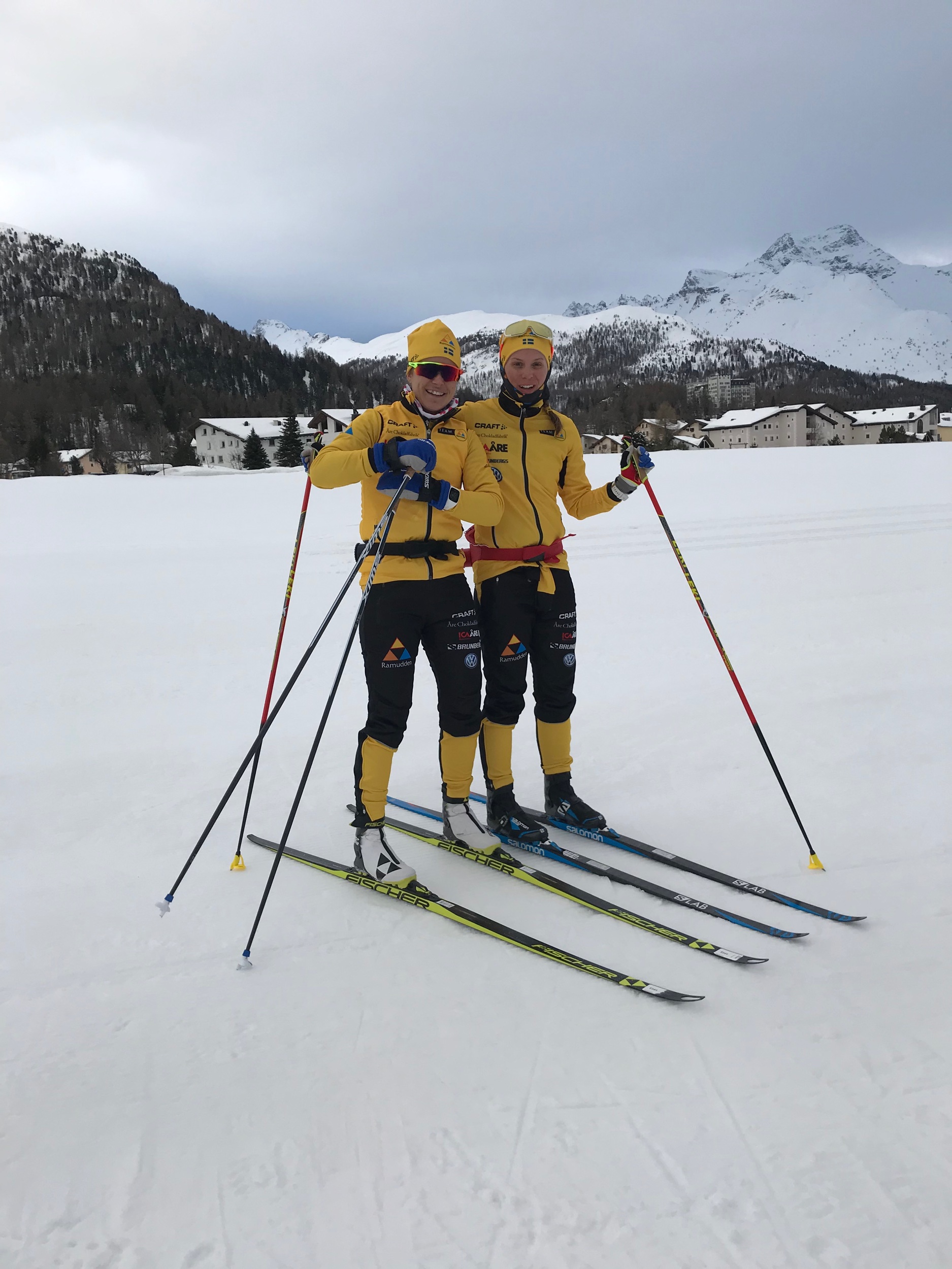 Jag och Lina Korsgren före start!