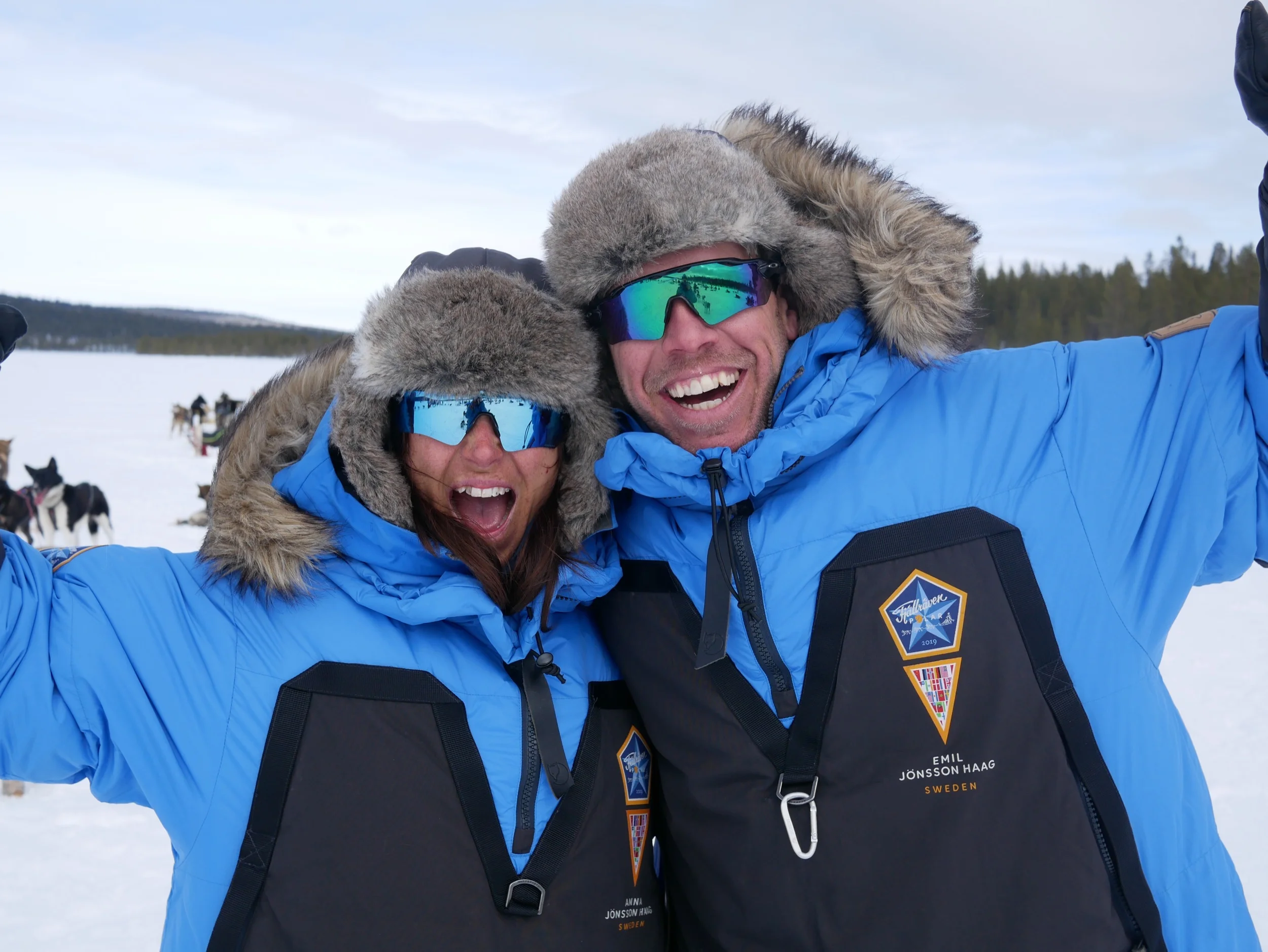 … efter fyra nätter och fem dagar utomhus!