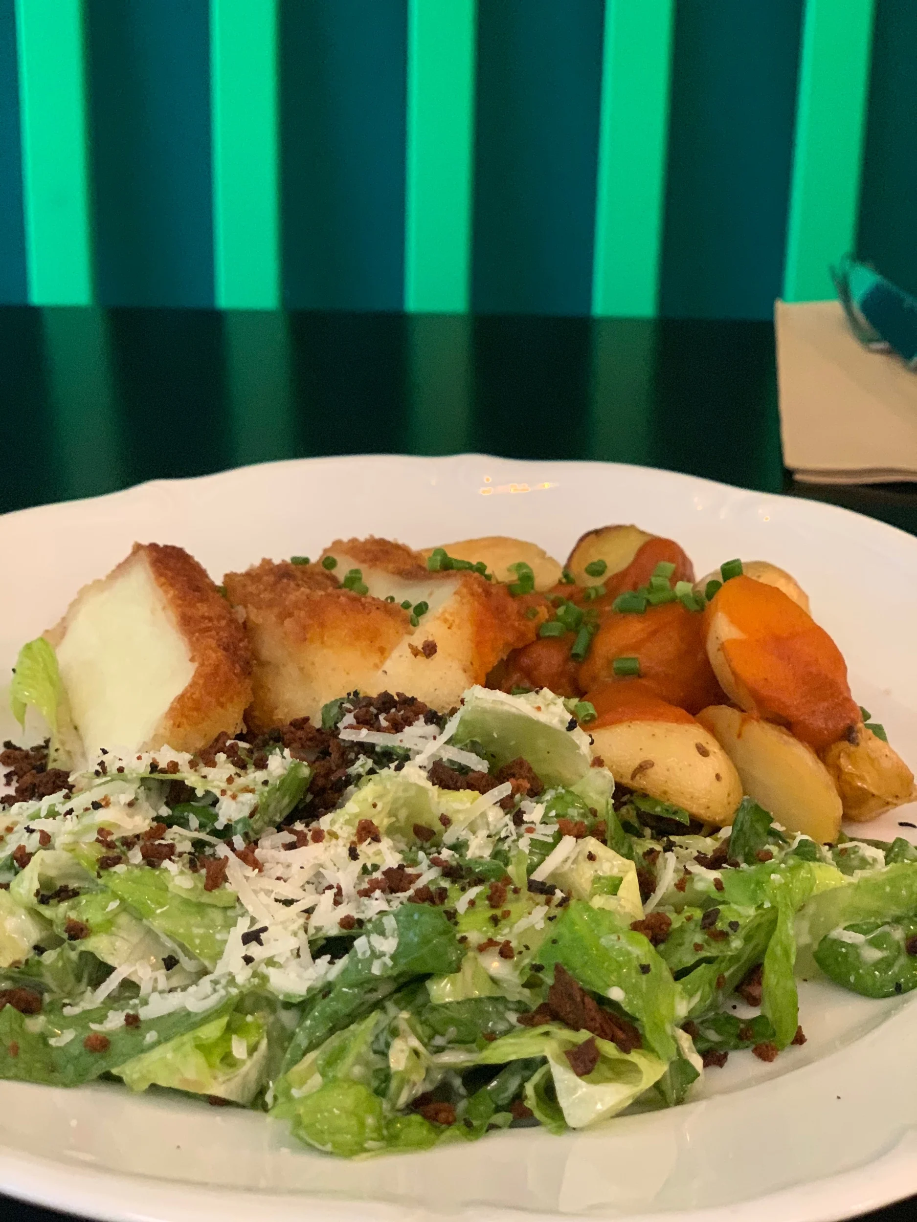 En klassisk Verket/Jazzköket Bistro lunch en tisdag. Halloumi!