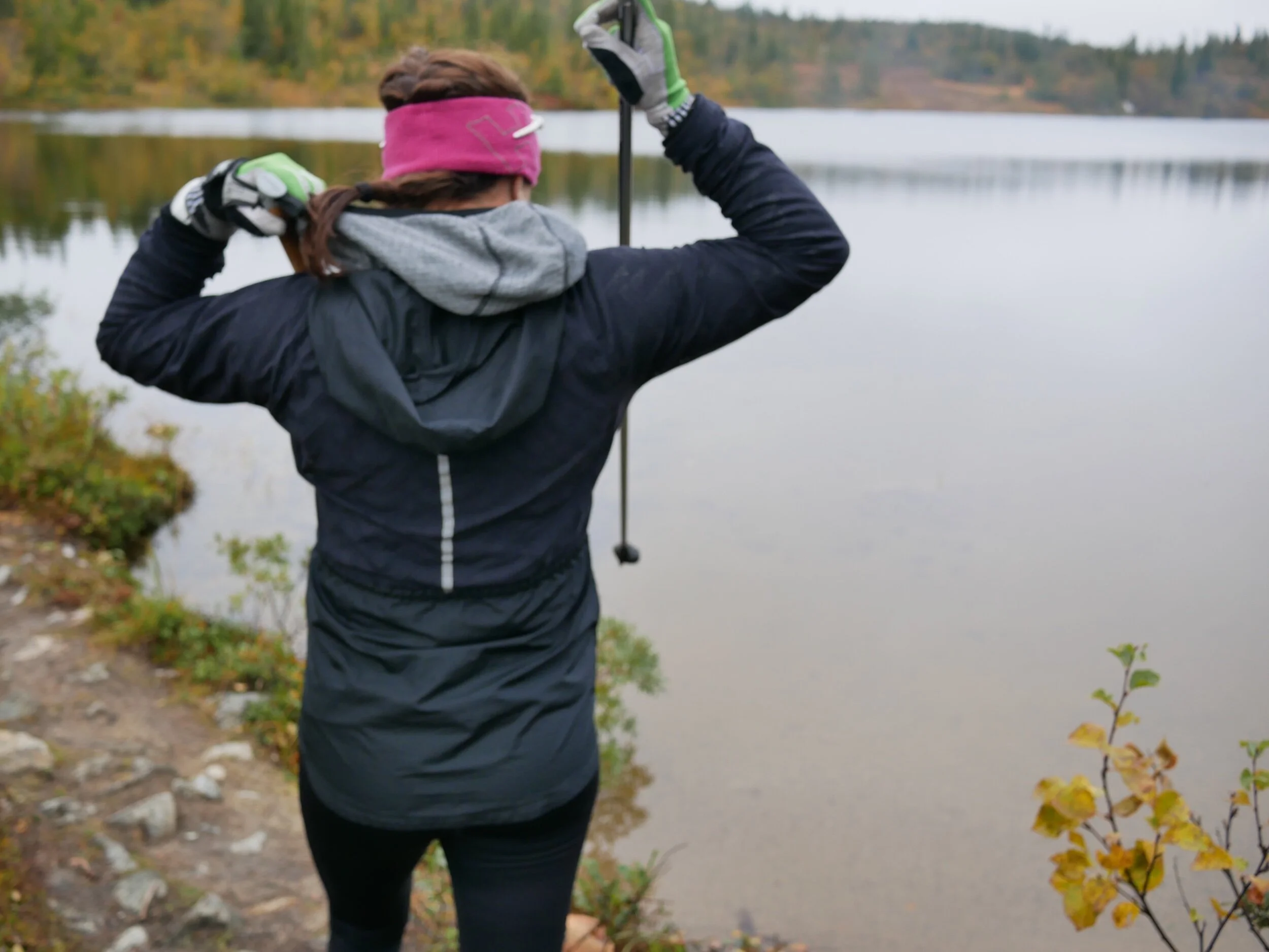 … träning är för mig lika mycket för knoppen som kroppen. Så en tur i fjällen med stavar i näven där jag traskar och springer om vartannat i ett lugnt tempo är minst lika viktigt som passen där jag verkligen får ta i.