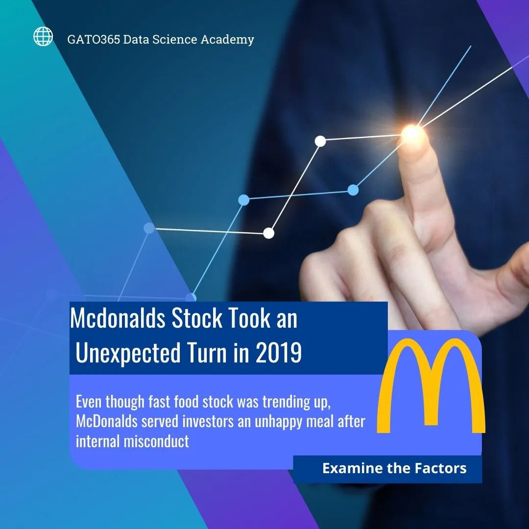 Let&rsquo;s have a look at McDonalds and their scandal in 2019! In November of 2019 McDonald&rsquo;s CEO was fired for sexual misconduct and violating company policy. CEO Steve Easterbrook was found to have engaged in multiple sexual relationships wi