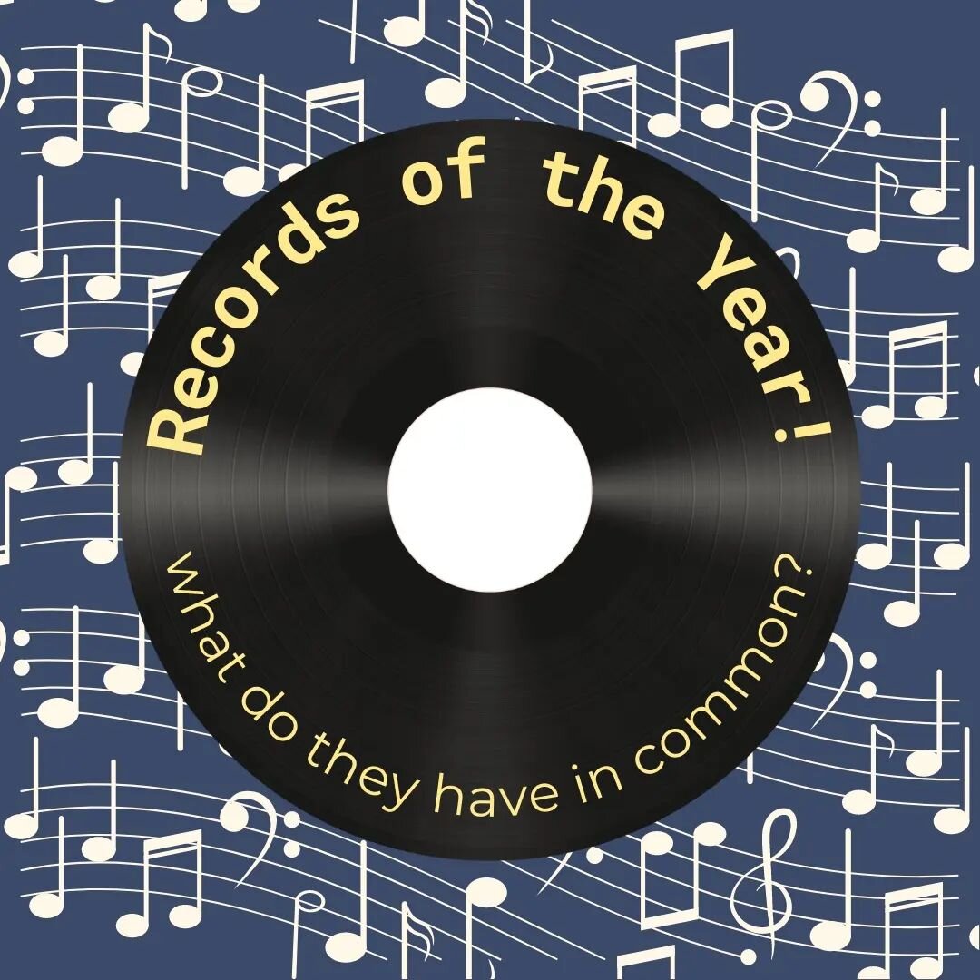 RECORDS OF THE YEAR! 🎶
We looked at songs that one ROTY all the way from 1959 to 2021, and guess what we found?! They have a lot in common! A whopping 15 songs that won this prestigious title were played/sang in the F major key, that's more than any