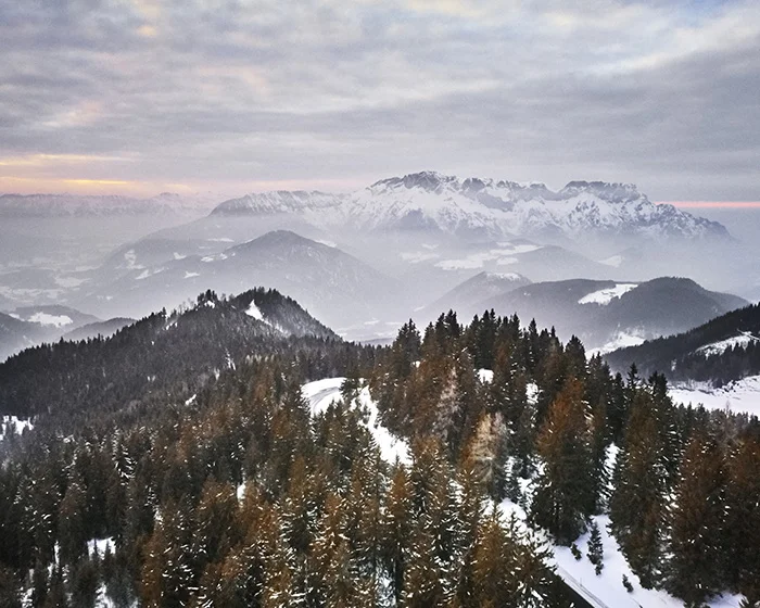Elevating our drone gave us this great shot looking over Bavaria in Germany.