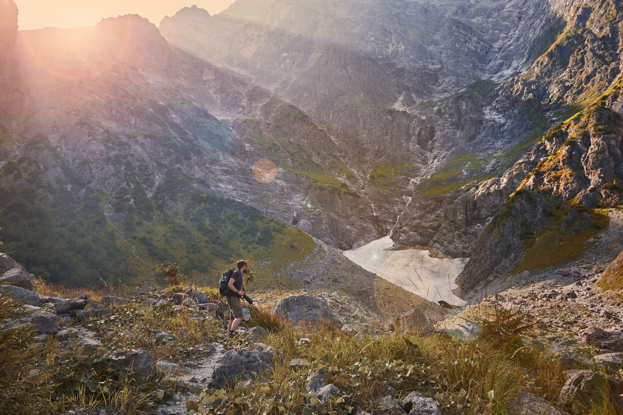 The beautiful views just before the Eiskapelle.