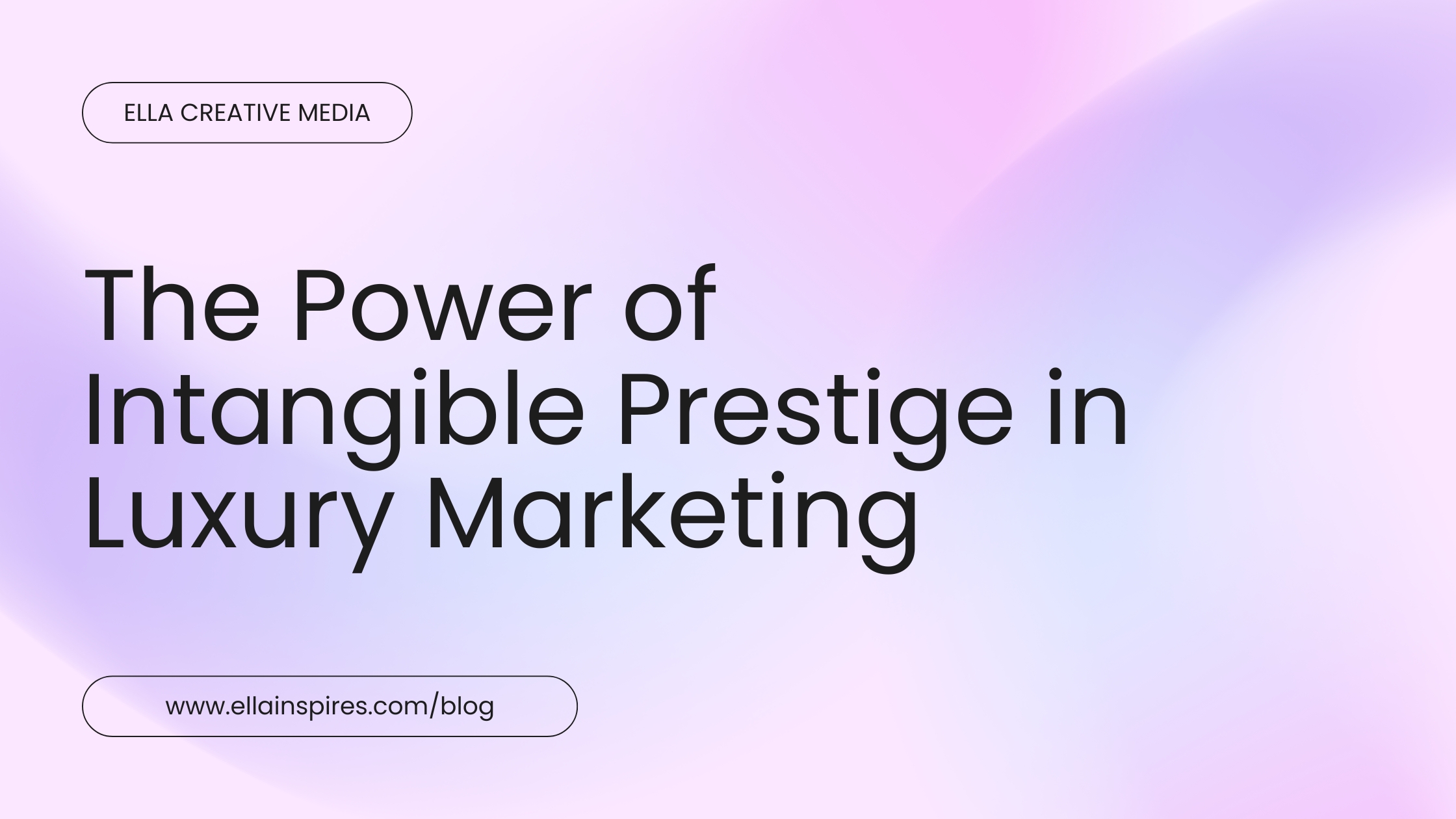 The Power of Intangible Prestige in Luxury Marketing