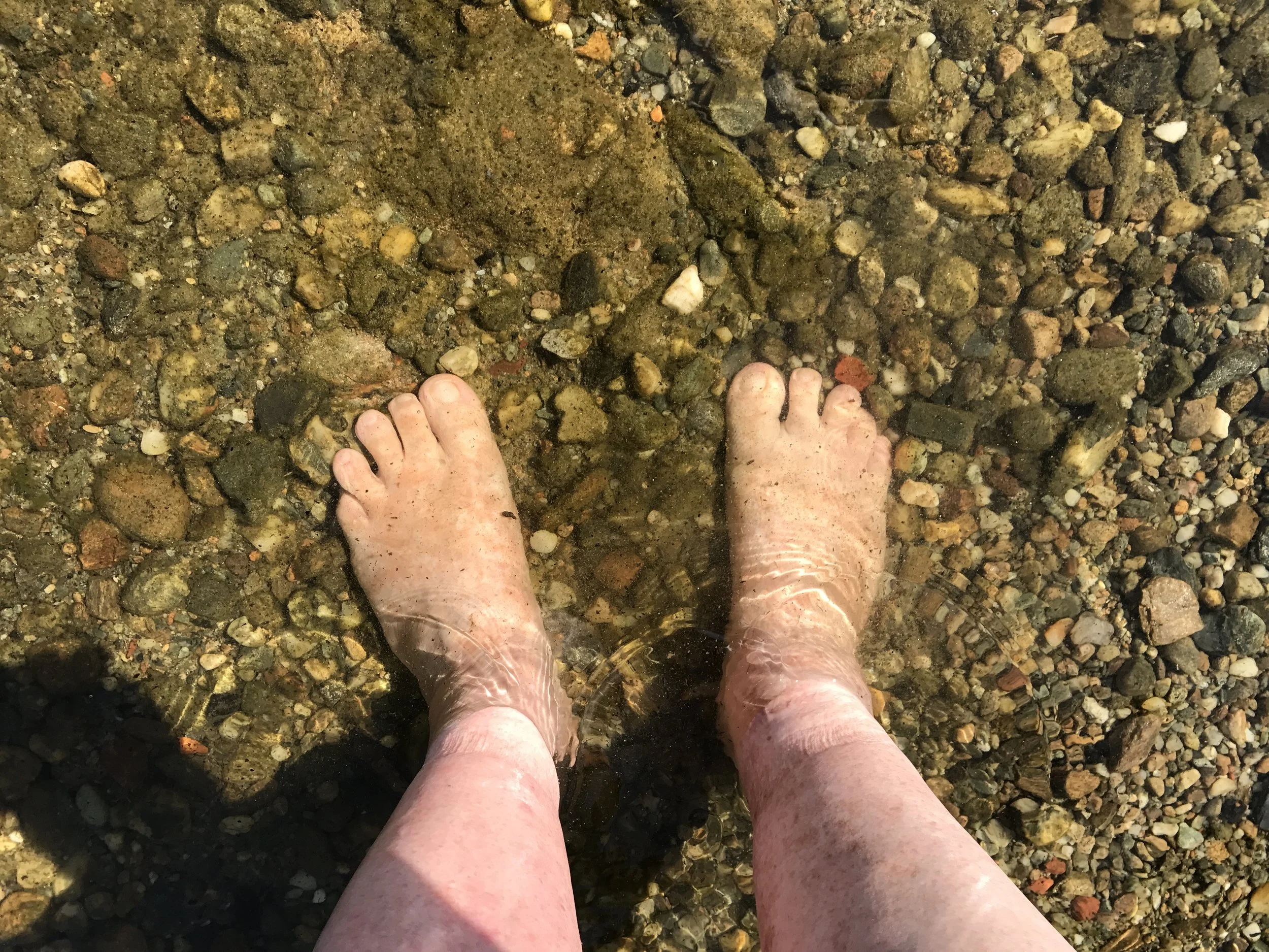 Getting Her Feet Wet