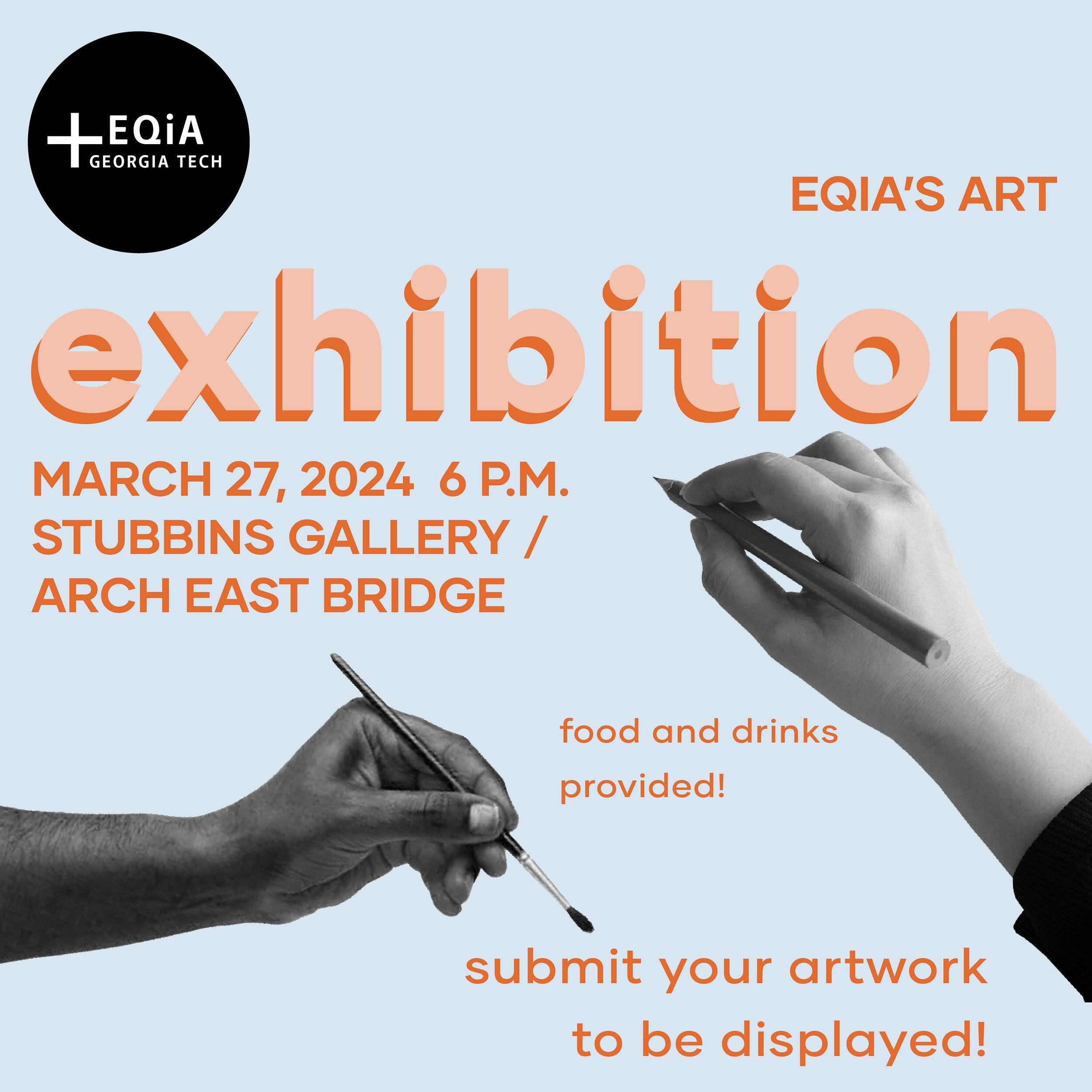 Submit your artwork for our annual exhibition at the link in our bio! This exciting event is an opportunity for students to showcase their work and talent, and the exhibition will open after our forum discussion!