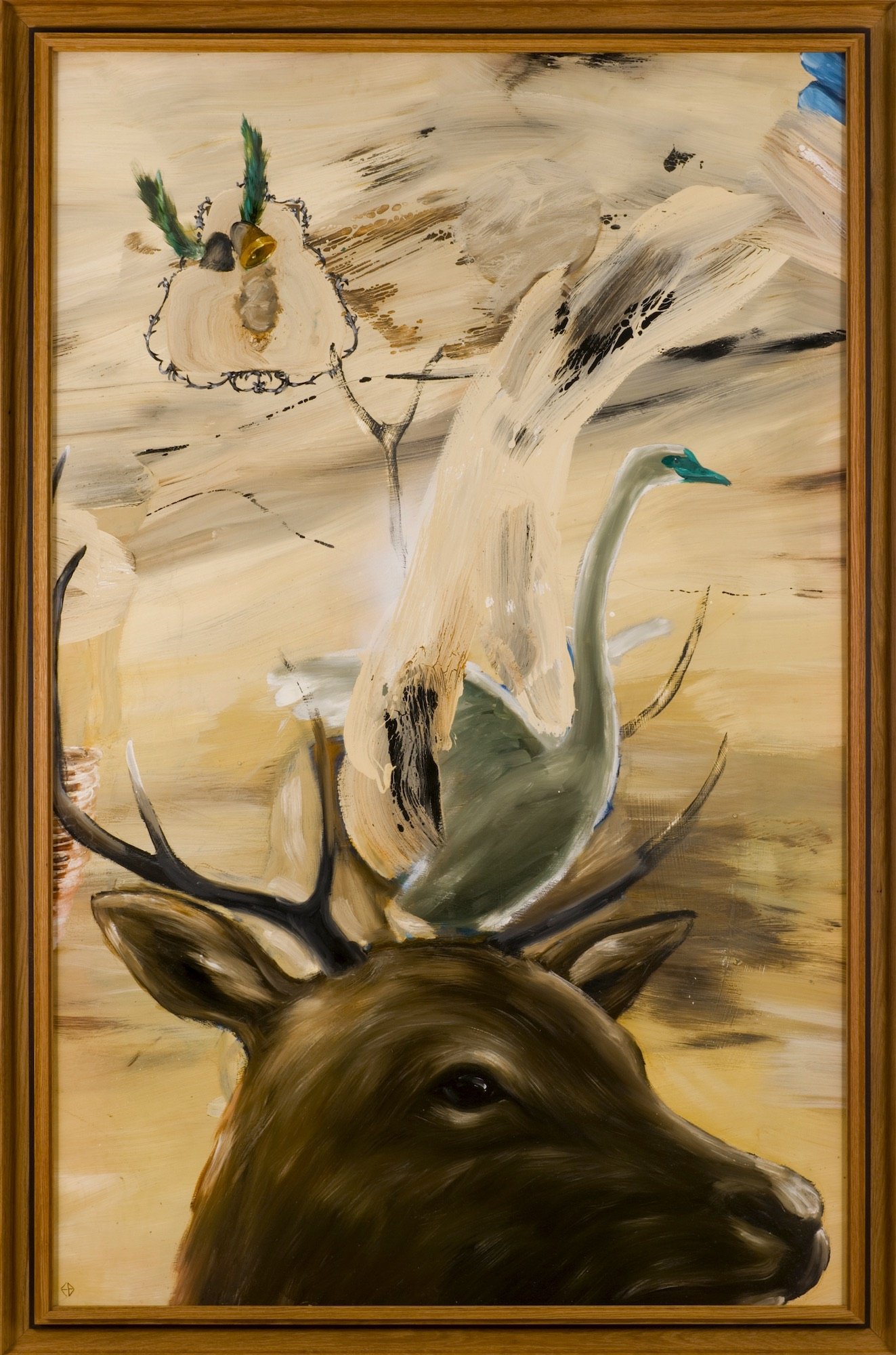 Klockorna och pistolen I (del av diptyk), 2008