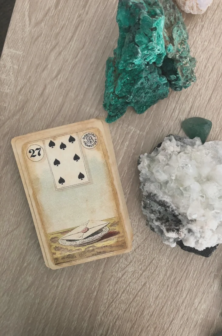 Lenormand Letter card meanings and interpretations. Learn how to read the Lenormand Letter card for general, love, business, money, health and other types of readings. In Lenormand decks, Letter is a card which represents communication in relationships