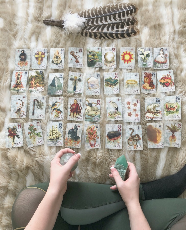 You should respect Lenormand reading as it’s own form of divination, even if you’re not a beginner to different methods of fortune-telling. Lenormand provides benefits which playing card reading does not, so do not muddle the two.