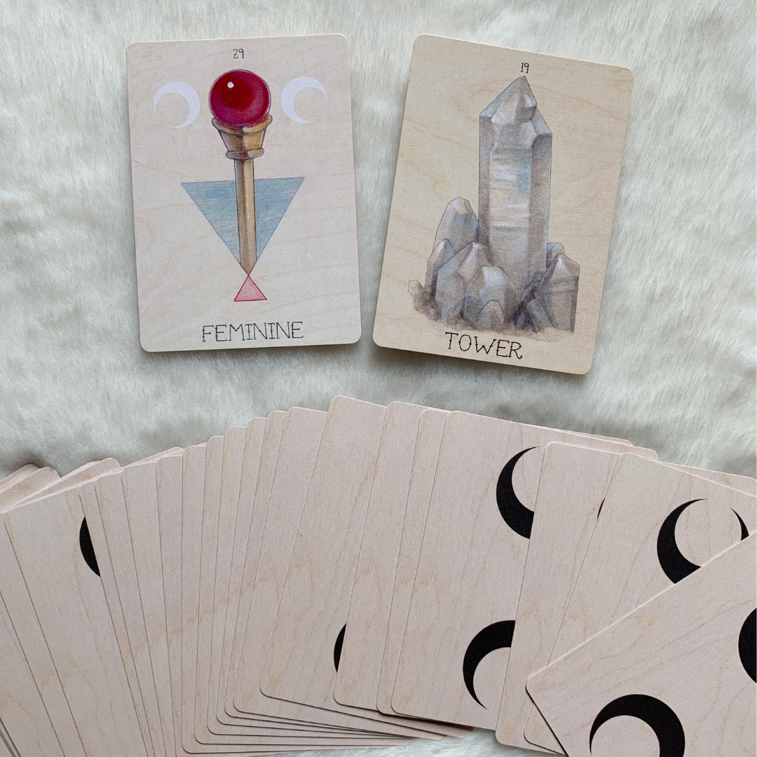 The Lady card and The Tower in combination can symbolise a woman who has ambition.