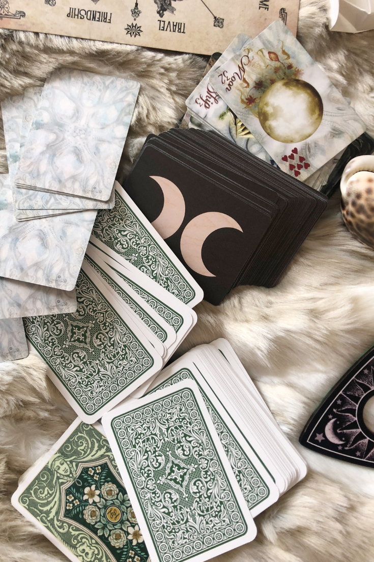 Lenormand cards in their own house and position of the Grand Tableau spread by Read Lenormand by Divination and Fortune Telling. .png