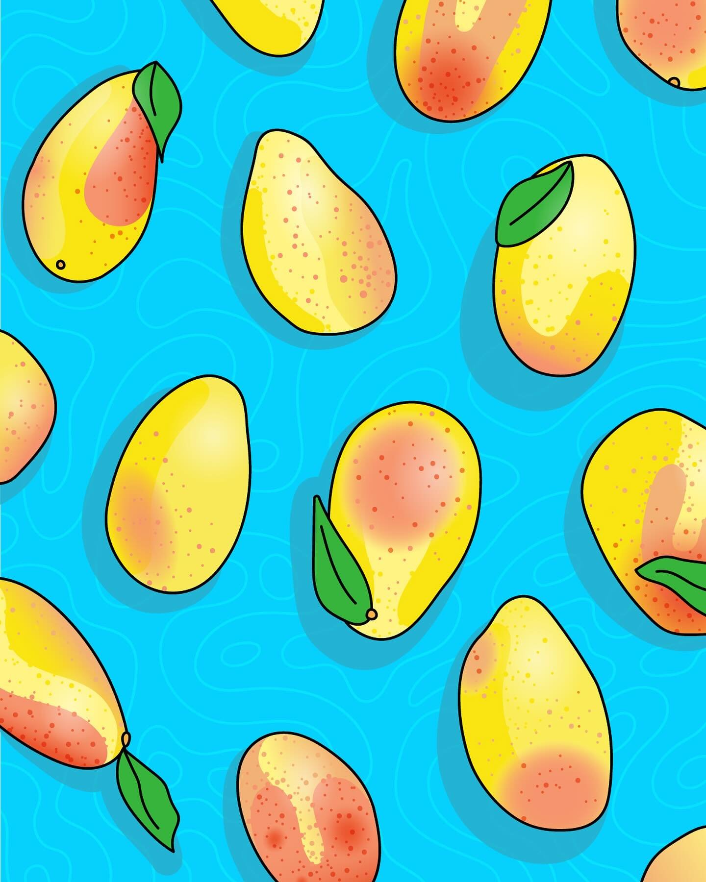 🥭🧡🥭homage to mango szn 🥭💚🥭