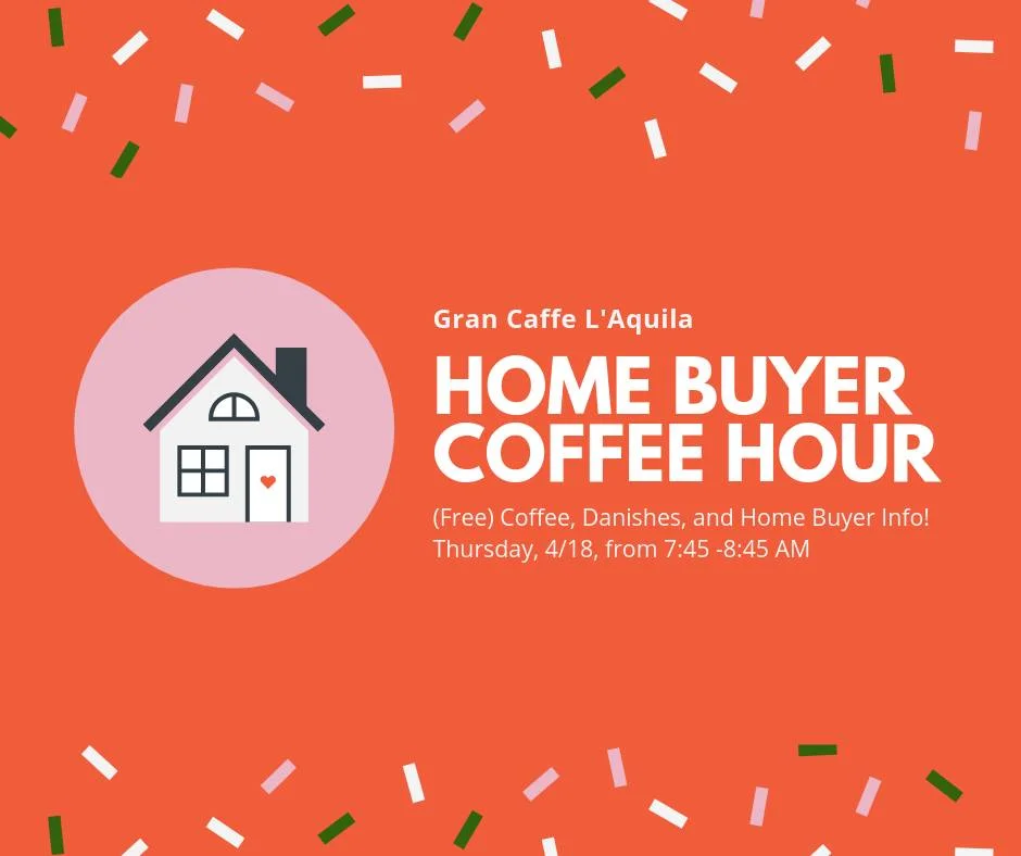 Welcome to this month’s home buyer coffee hour. Every month we host a casual coffee and partner with a local lender to bring prospective buyers tools, resources, and place to start! Join the weekly newsletter to stay up to date on monthly events.
