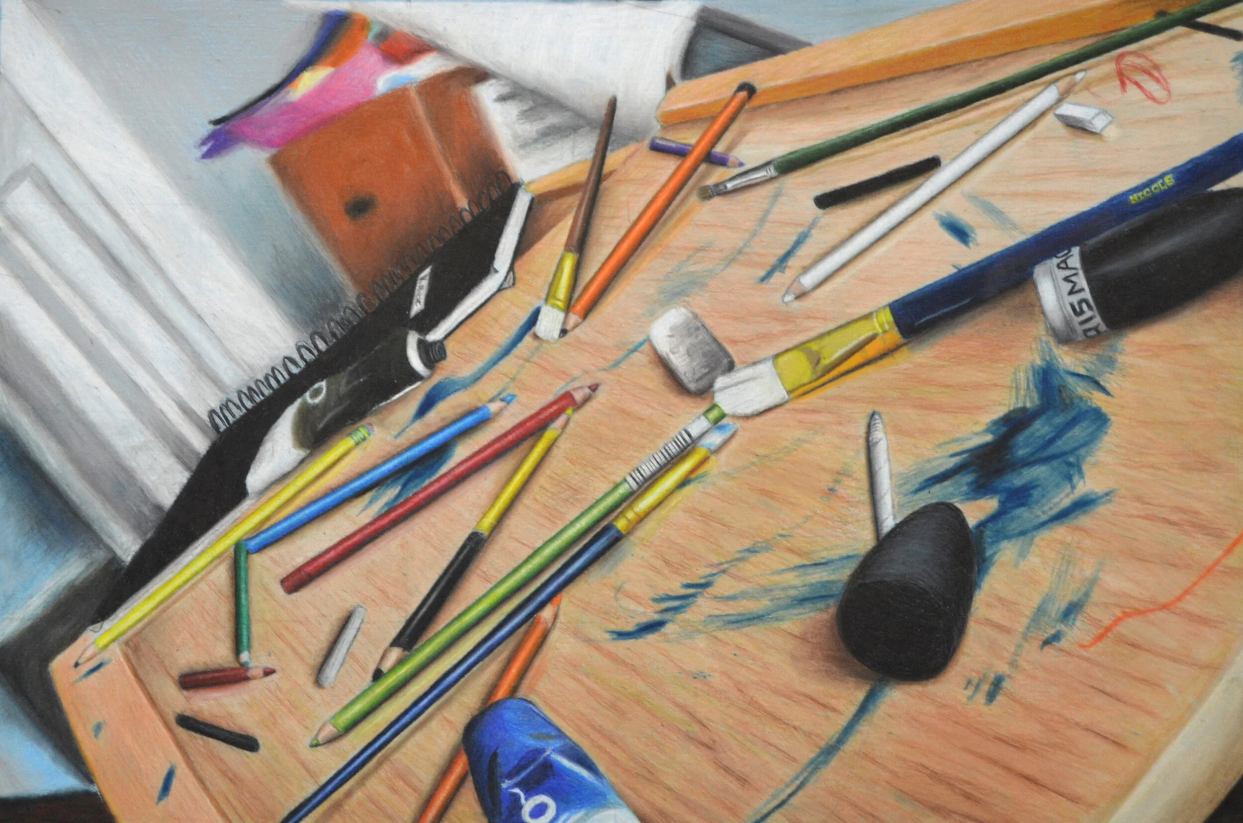 “Commencement” 2014Colored Pencil on paper, 18 in x 24