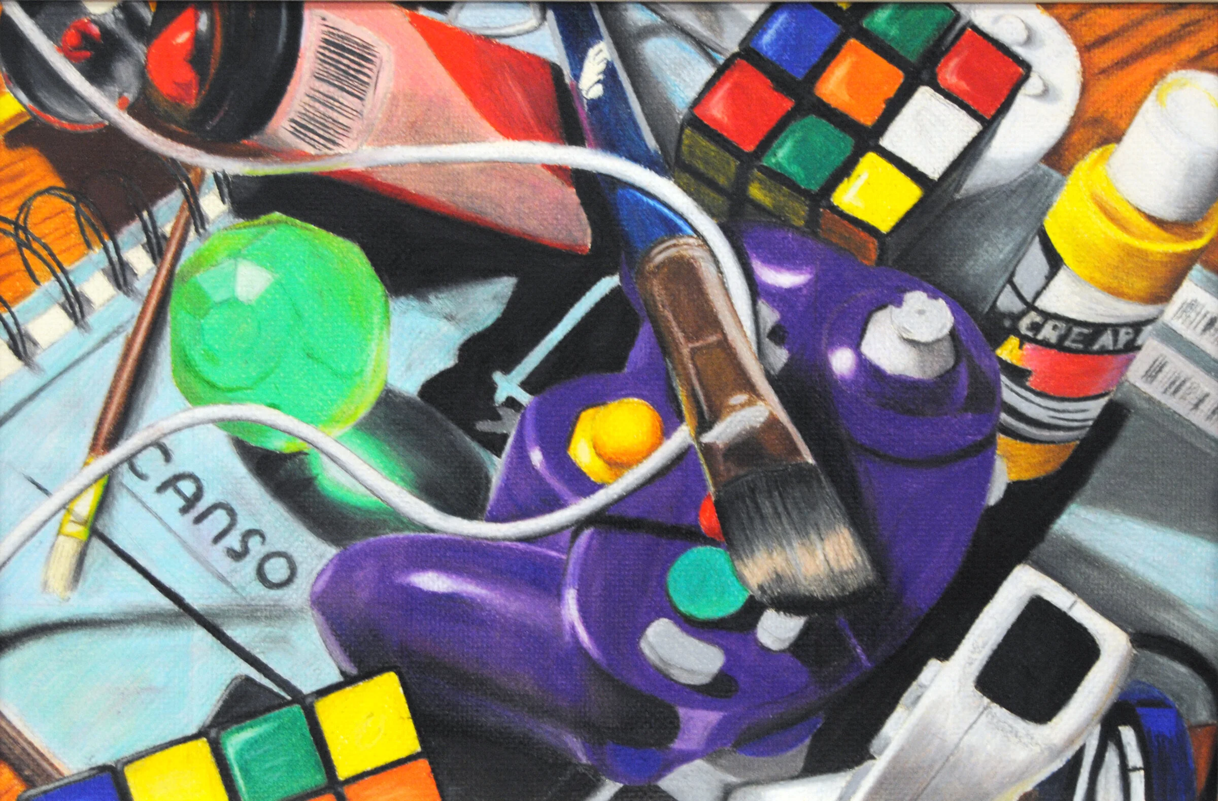 “Friendship” 2014Colored Pencil on Paper, 15 in x 19 in