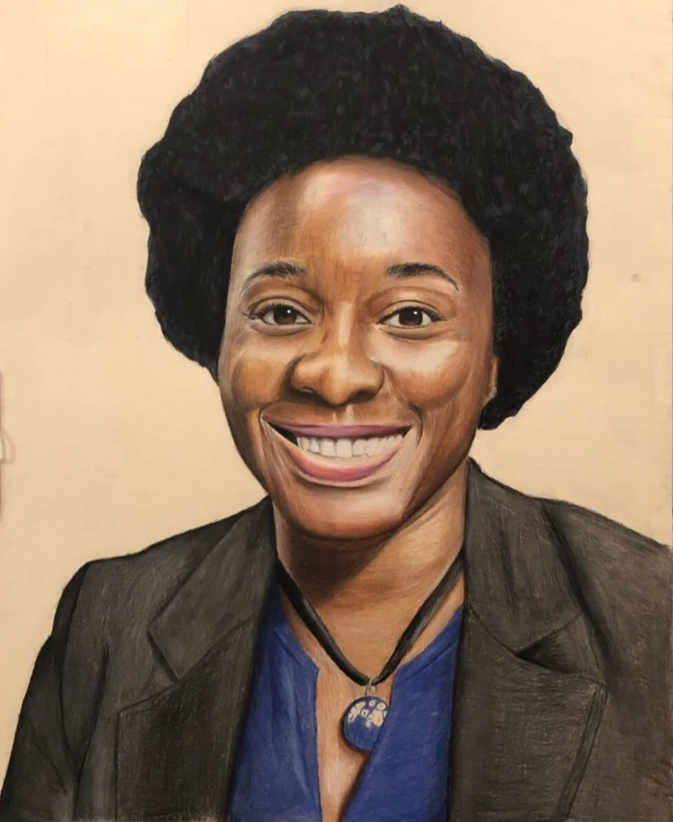 “Kinika Young” 2018Colored Pencil on Ppaer, 18 in x 24 in