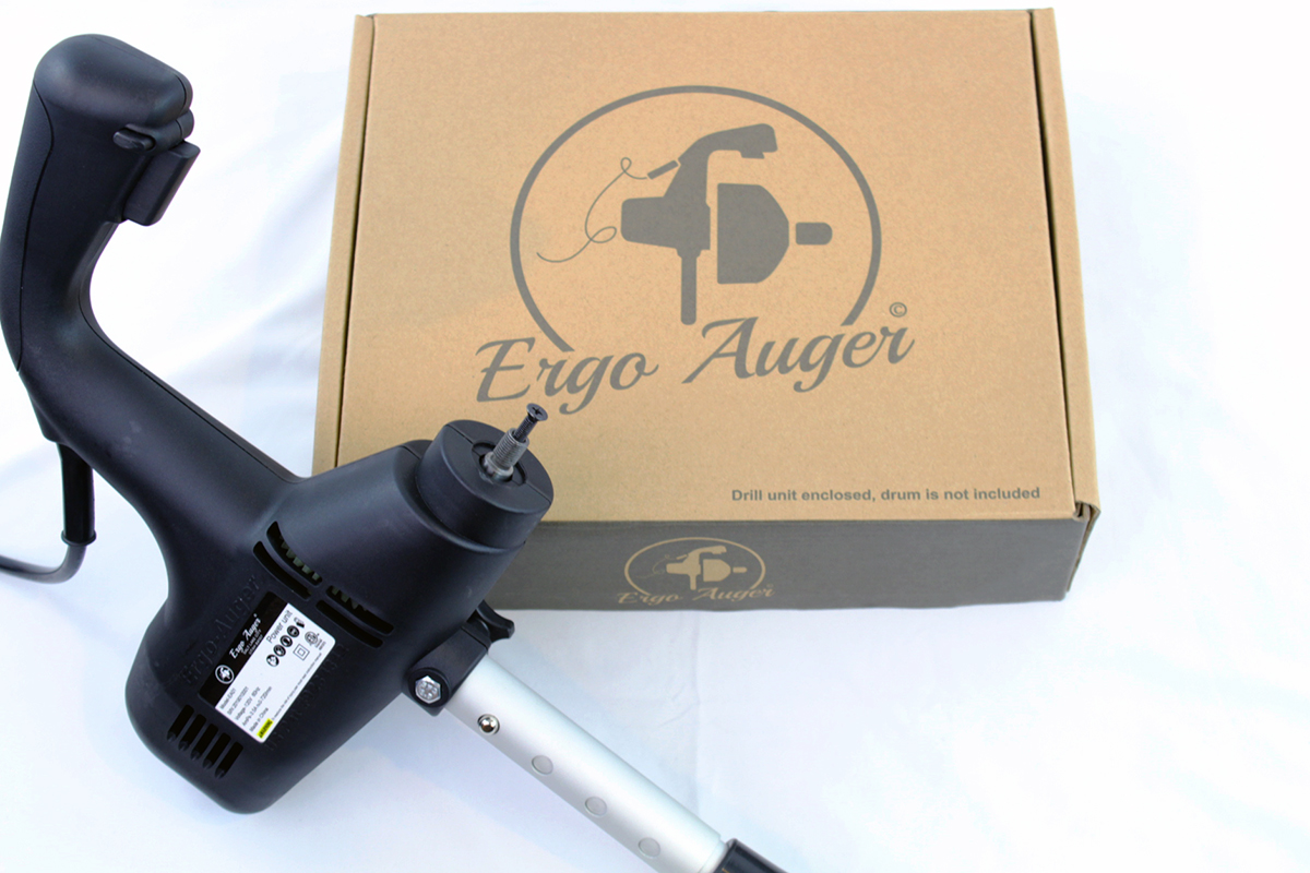 There's a new gun in town: Ergo Auger! Our drain gun, plus your drum equals a better rate of success when cleaning kitchen, lavatory, laundry or shower drains.