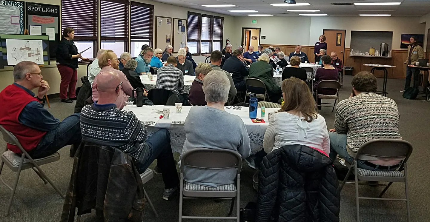 People representing a number of congregations from eastern Washington meet in Spokane to talk about what it means to be “church together.” Many of them work together to do God’s work in our region.