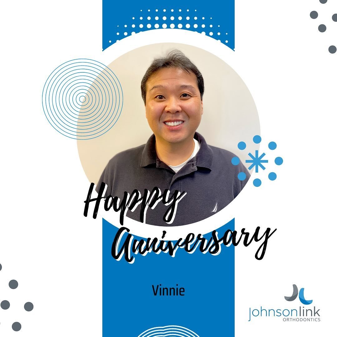Help us wish Vinnie a Happy Anniversary🎉

Vinnie does A LOT of work behind the scenes and we would be lost without him! You probably won&rsquo;t see him at your appointment but he&rsquo;s busy making our patients retainers and appliances. Thank you 