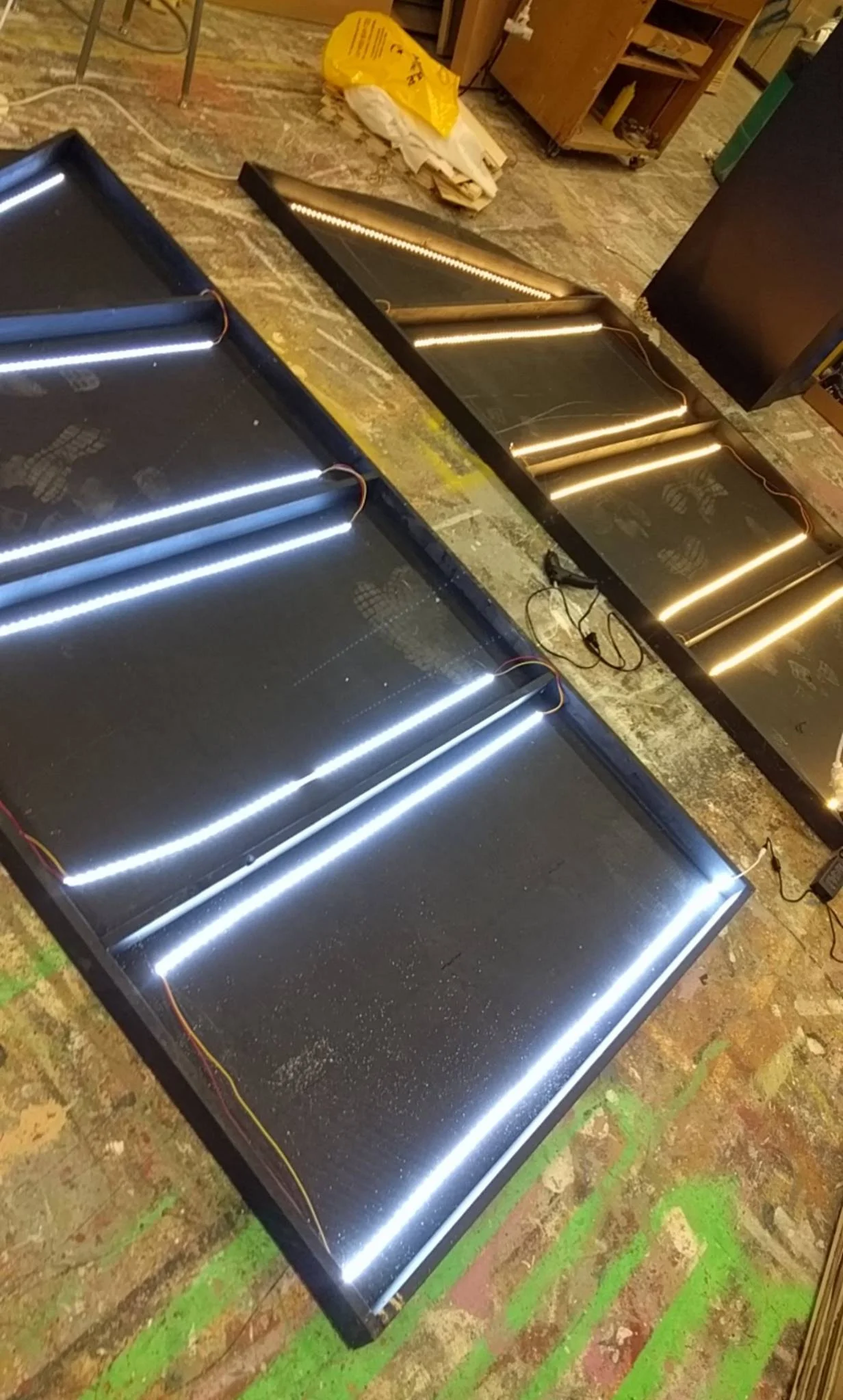 Light box before fabric and top layers.jpg