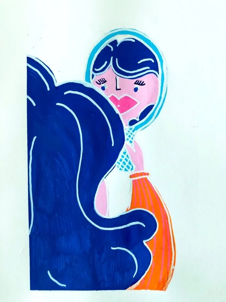 Posca marker on paper