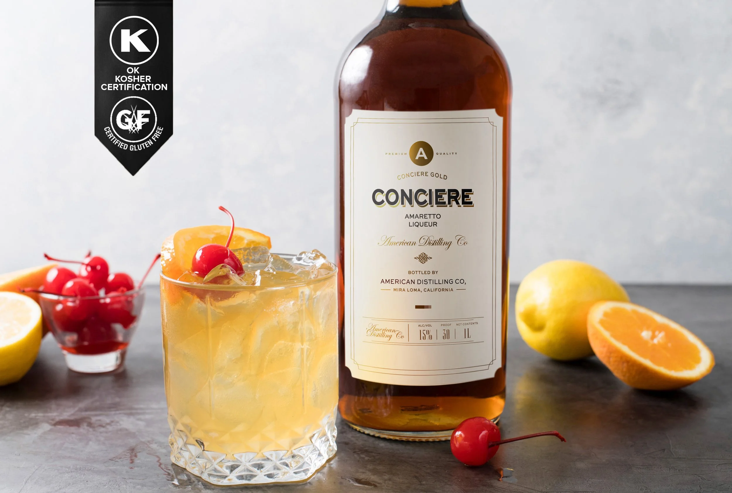 Amaretto Conciere — Conciere Premium Well Spirits