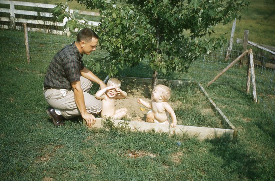Paul with sons Massie and Tom.