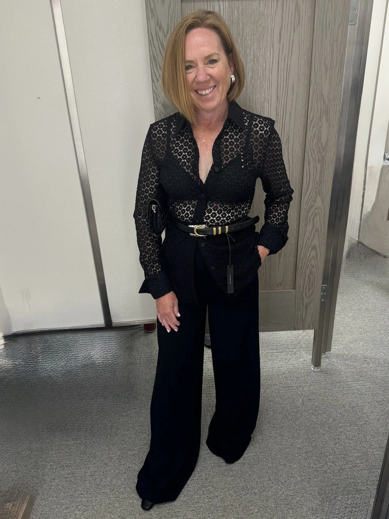 Fashion-forward client look by Rachel Nicole Stylist, specializing in personalized styling