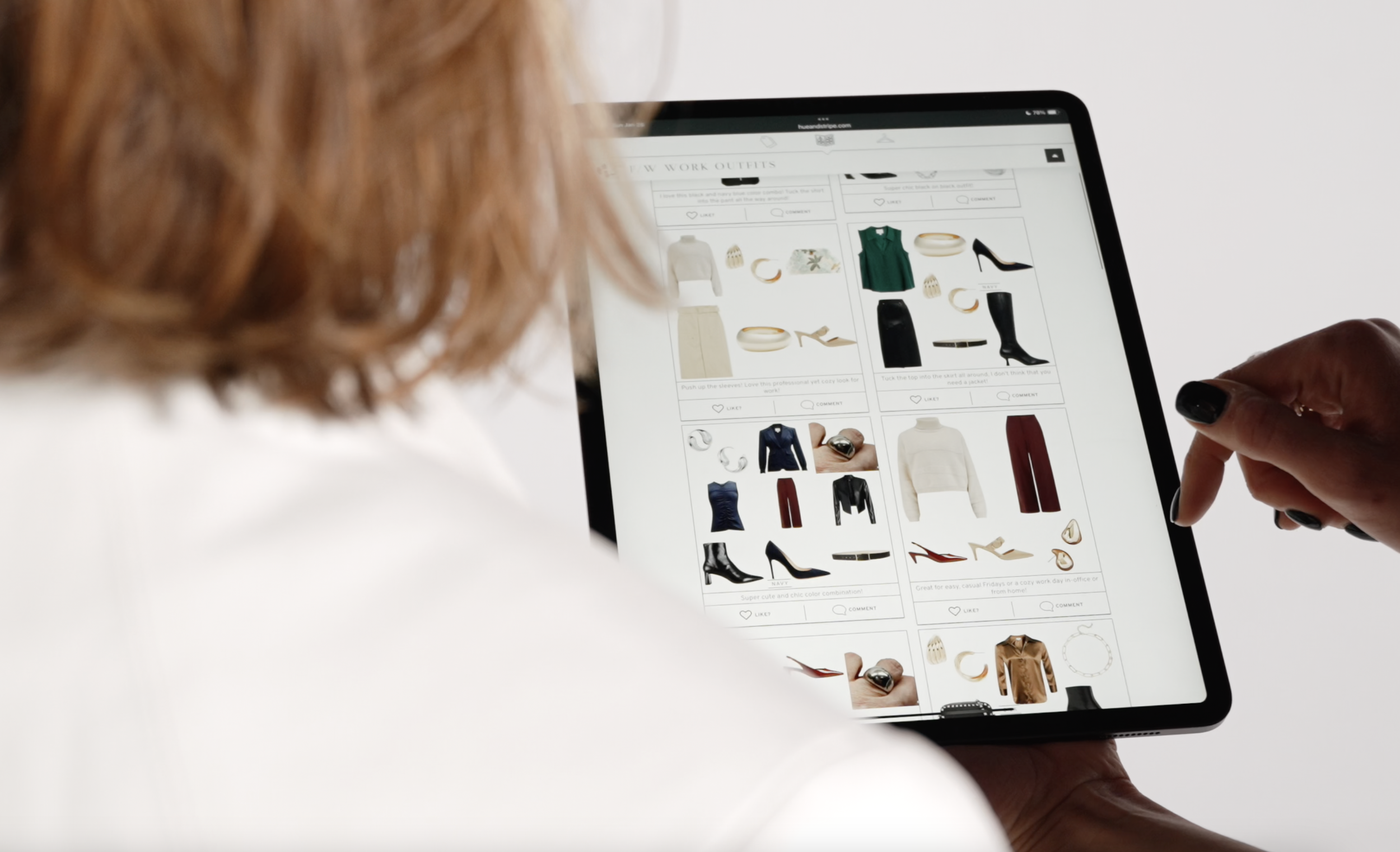 Digital wardrobe lookbook curated by Atlanta fashion stylist Rachel Nicole