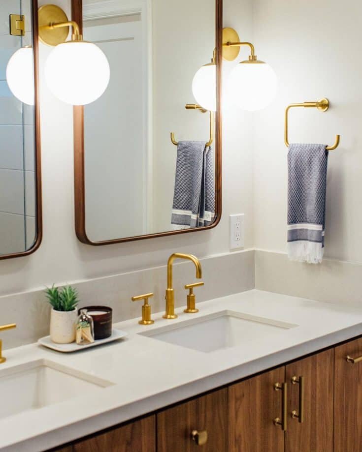 Remodeling Ideas On A Budget Titan Painters - Mid Century Modern Bathroom Pendant Light