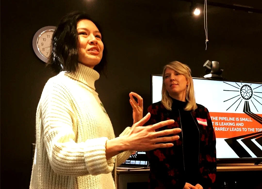 Allies in Tech Organizer and this month’s moderator Tammy Yiu kicks off our meeting with Amanada Small.
