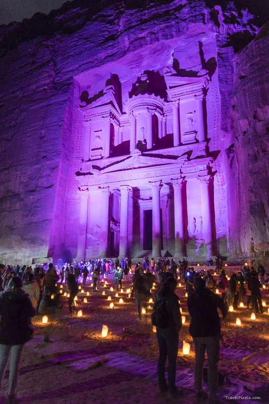 petra by night