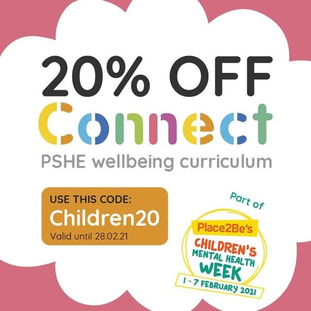 We're proud to be supporting @Place2Be's #ChildrensMentalHealthWeek (1-7 February) by offering 20% off our children's emotional resilience and wellbeing curriculum!⠀
⠀
Find out more about our universal. preventative approach to children's #mentalheal