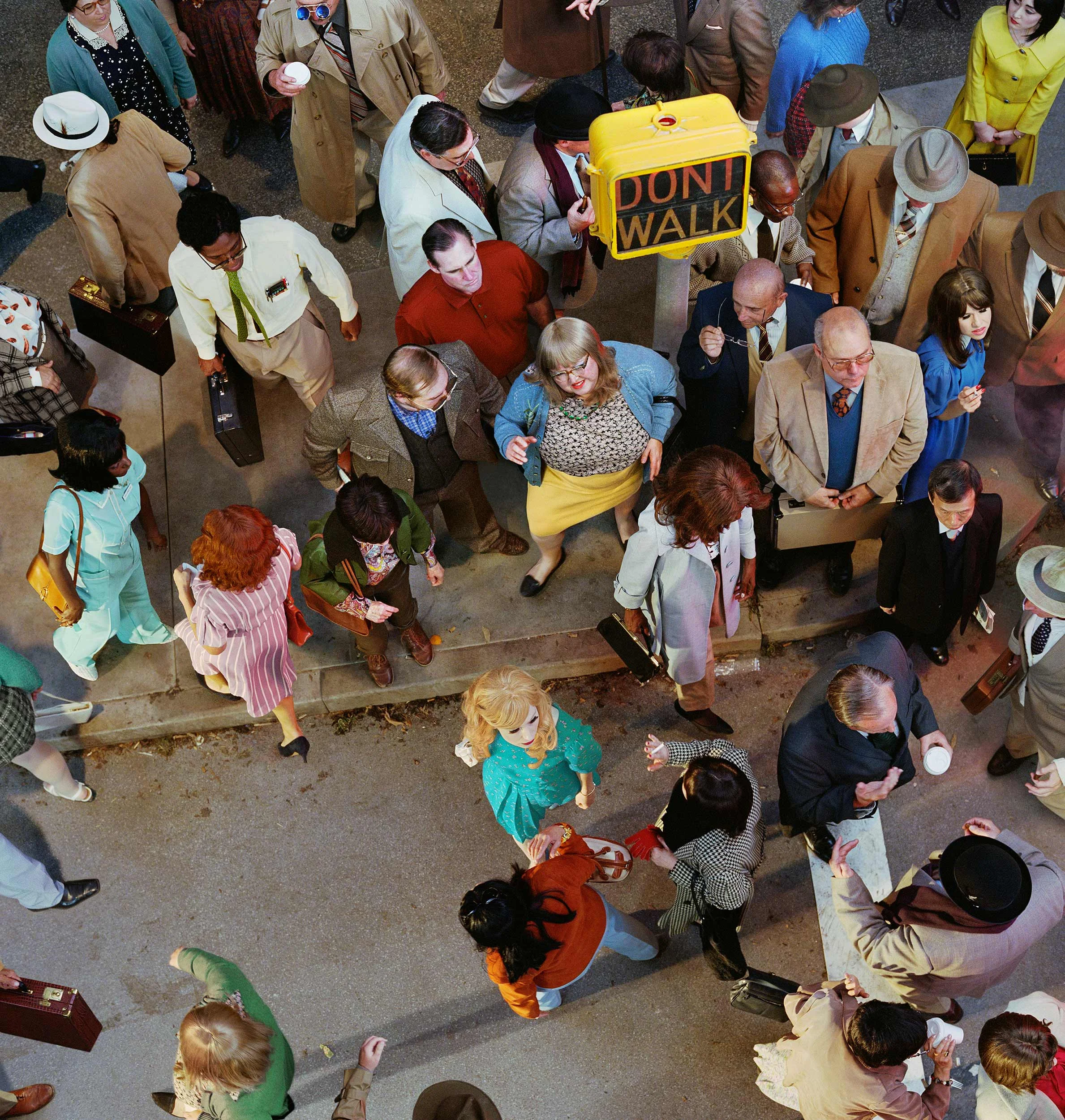 Face In The Crowd Crowd #11 (Cedar and Broad Street), 2013