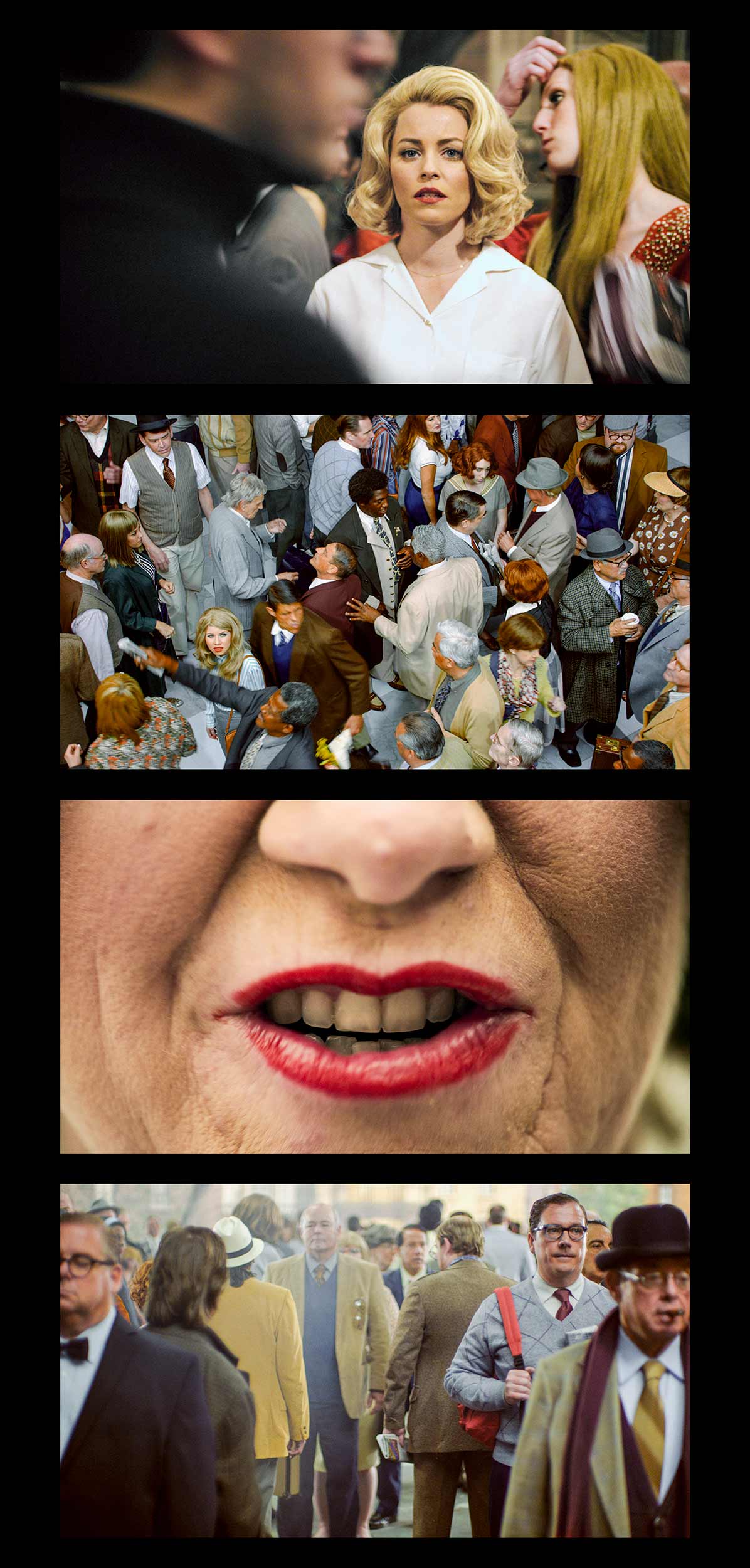   Face In The Crowd   Filmstrip #2,  2013 23 x 48 inches 