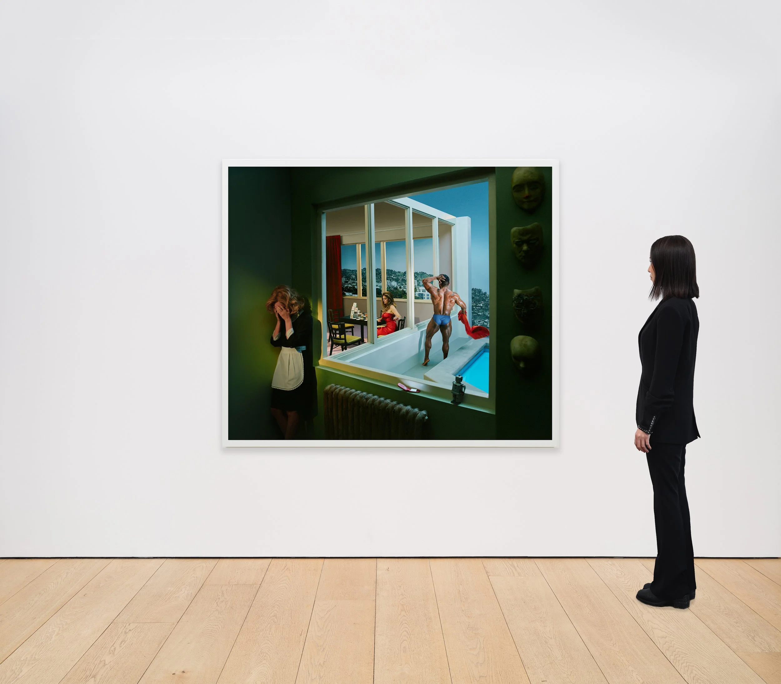  Installation View  Hidden Hills (Echoes) , 2025 59.5 x 70.56 inches 