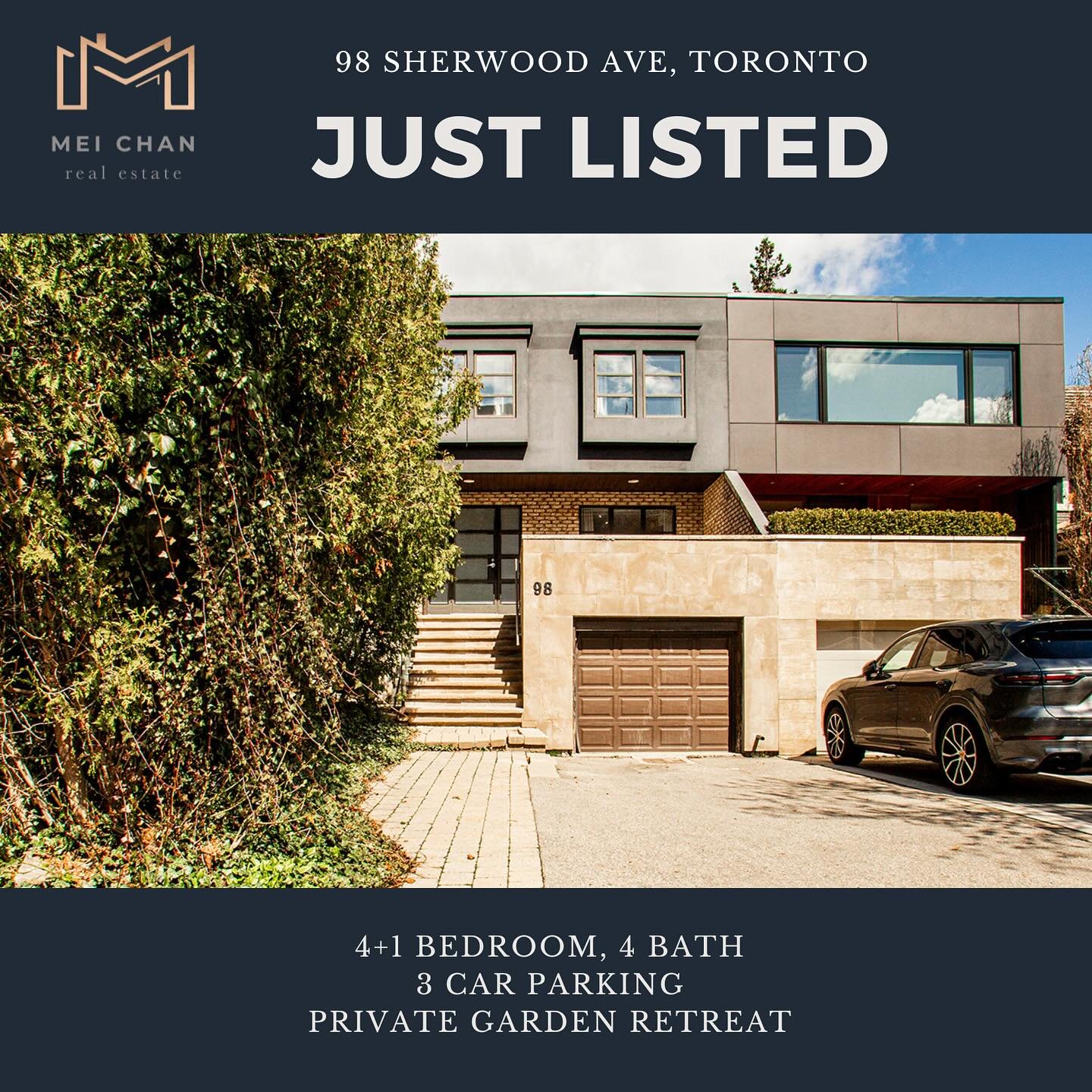 Stunningly Spacious Contemporary Family Home In Sought After Area w/Top Schools (Blythwood Jr. PS &amp; NTCI). 4+1 Spacious Bedrooms &amp; 4 Baths. Total Parking for 3 Cars w/1 Garage. Beautiful Open Concept Living/Dining Space. Finished Basment w/Wa