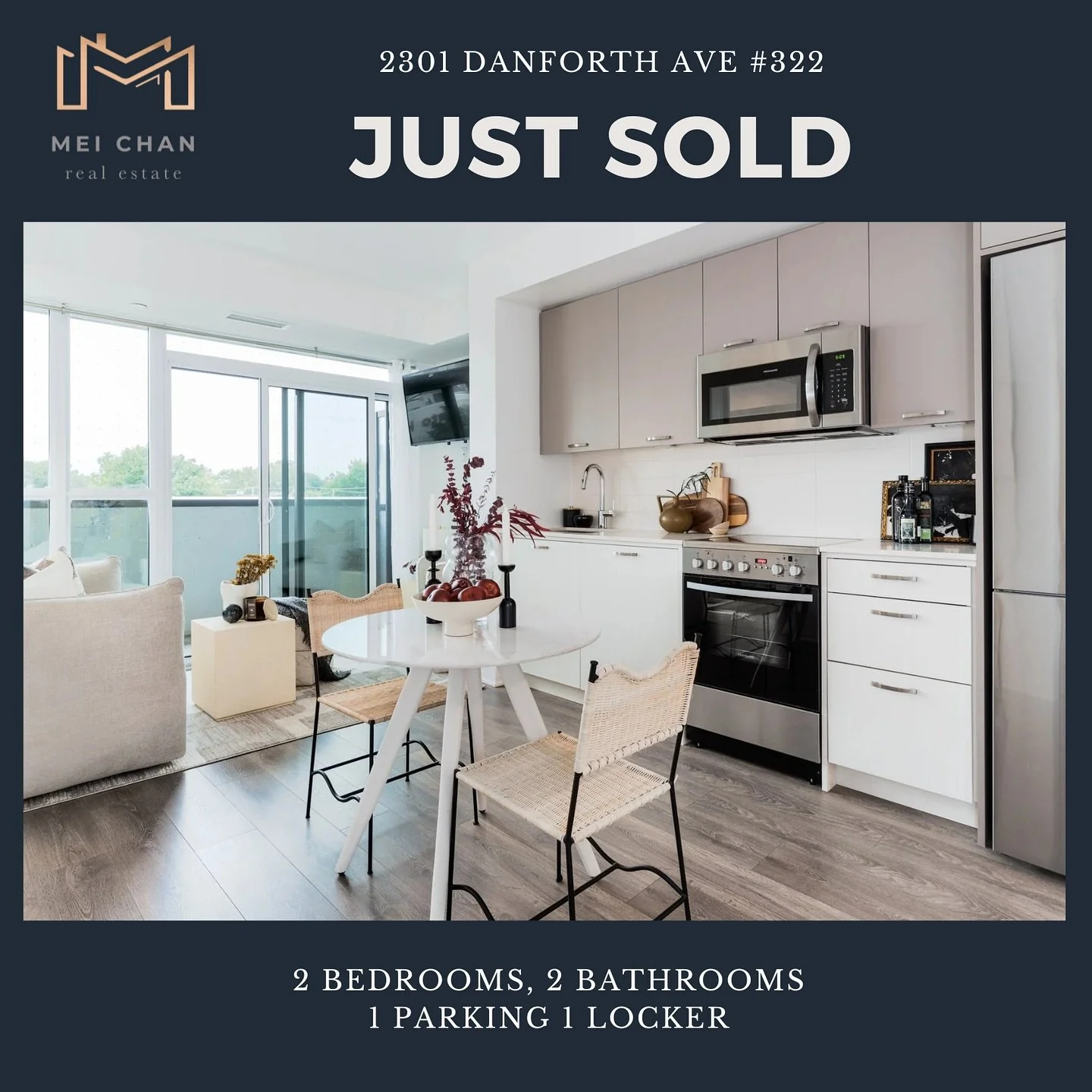 Congratulations to my seller clients!! Tough condo market requires good planning and execution plan. 7 days on the market and 2 offers received! 🍾🥂