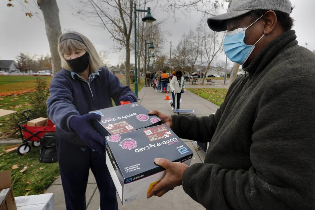 Sonoma County health advocates distribute 120,000 free rapid COVID-19 tests to low-income and Latino families