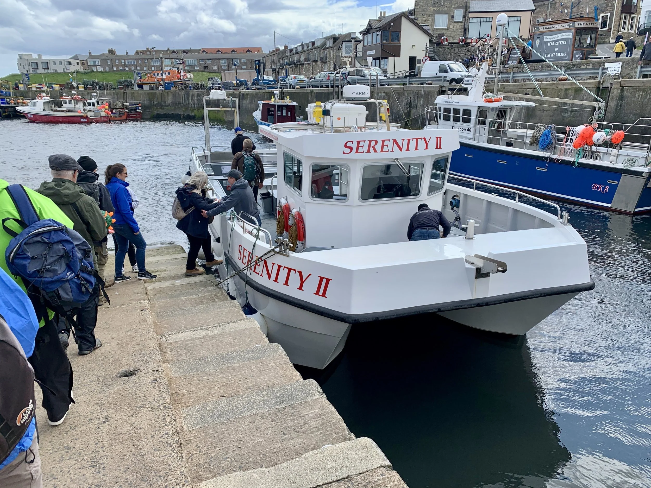 The Serenity II. A good choice in rough seas
