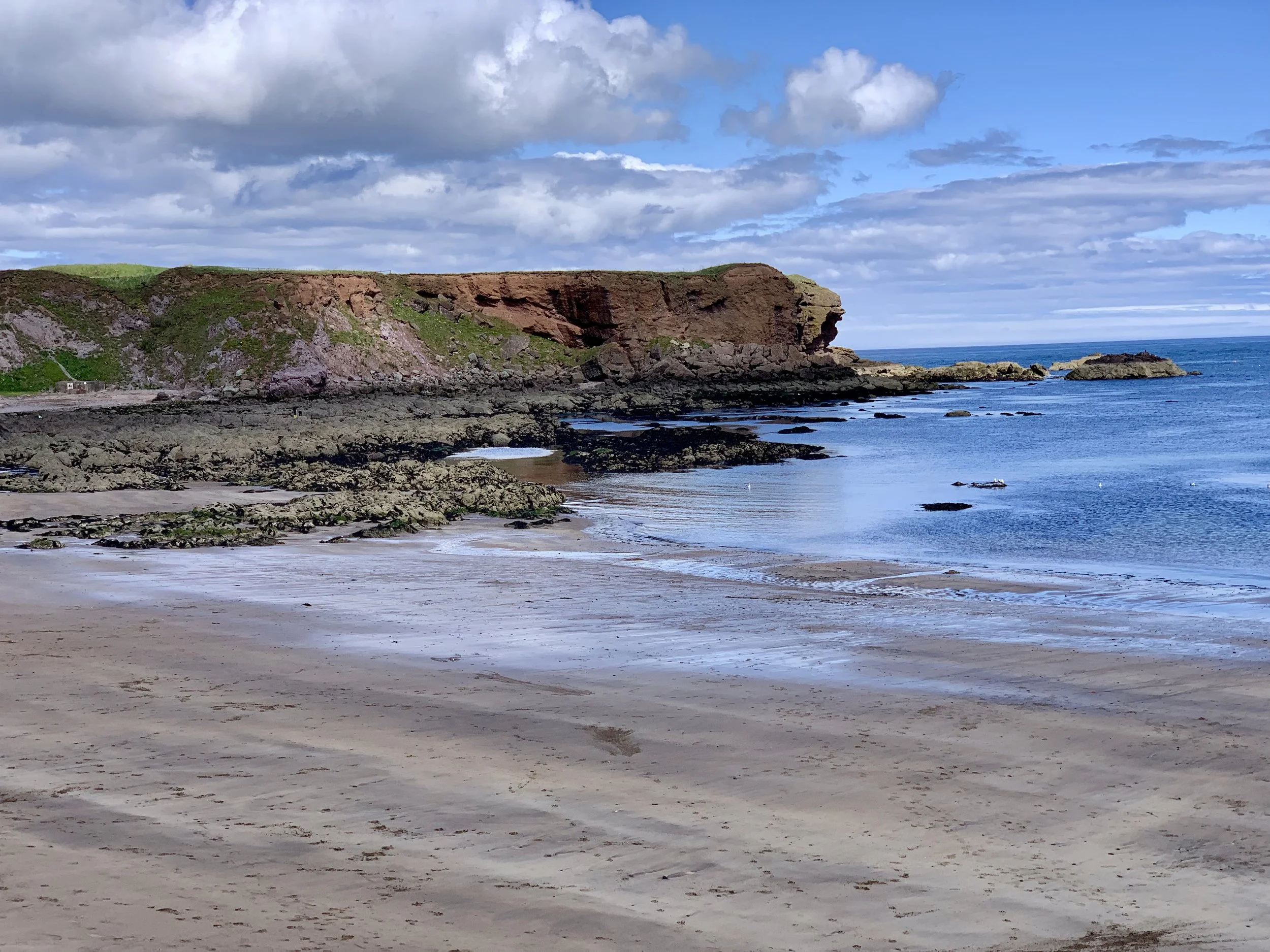 The view of Eyemouth Beach