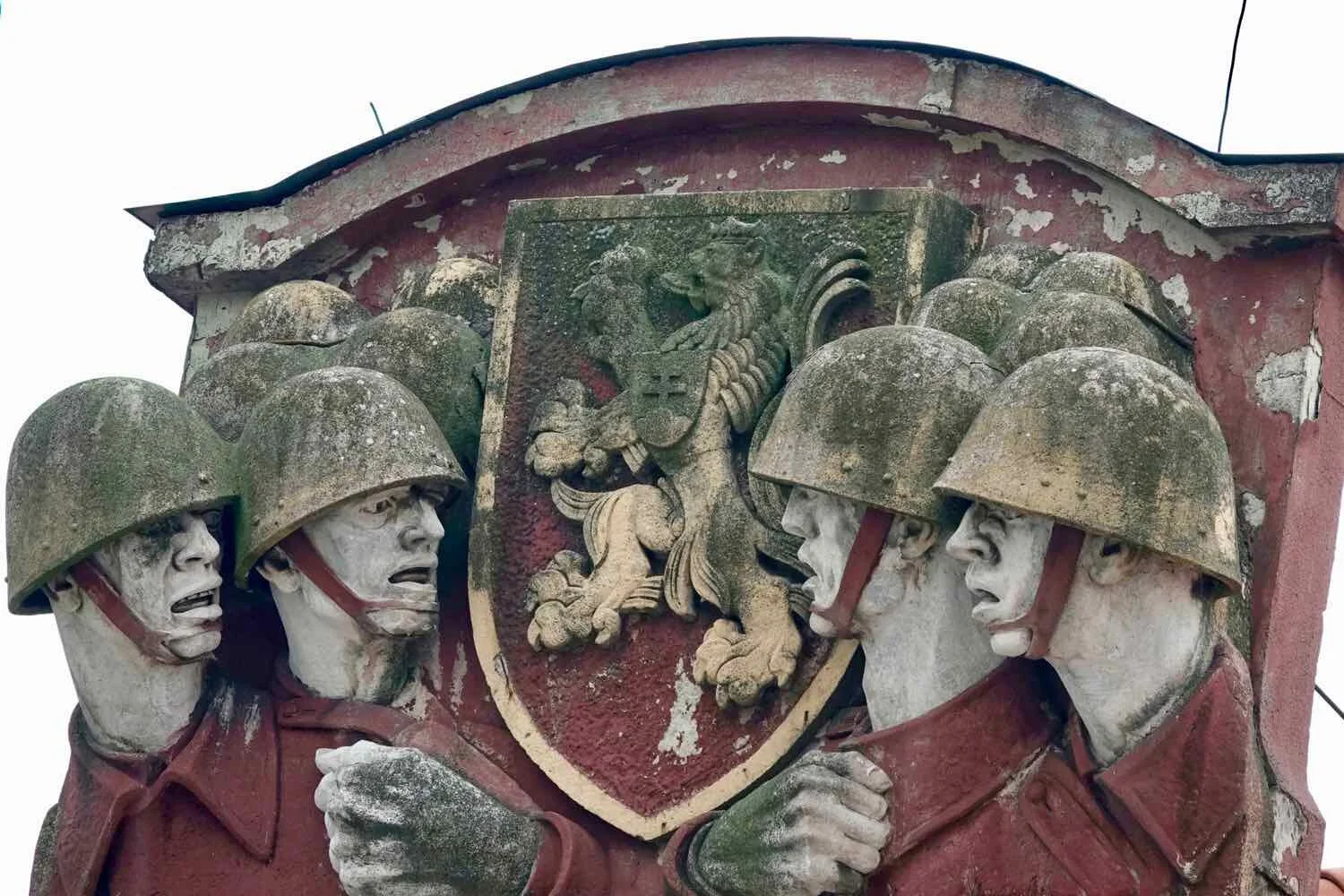 Communist-era monument for soldiers