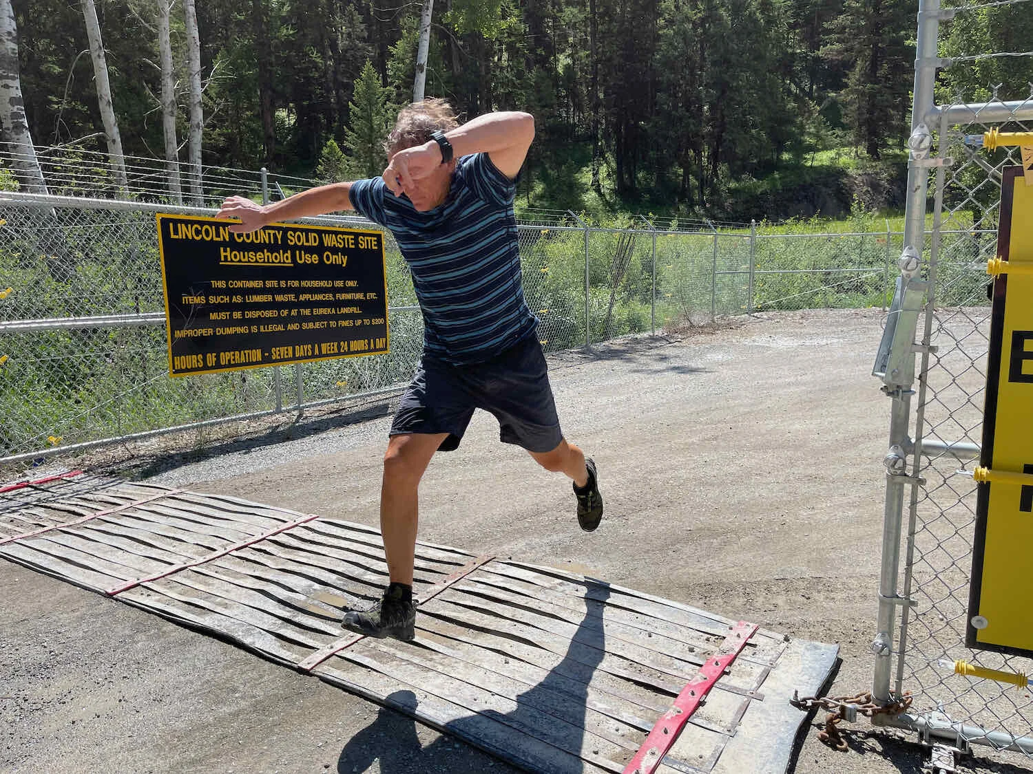 PedalingGuy isn't fooled by the mat