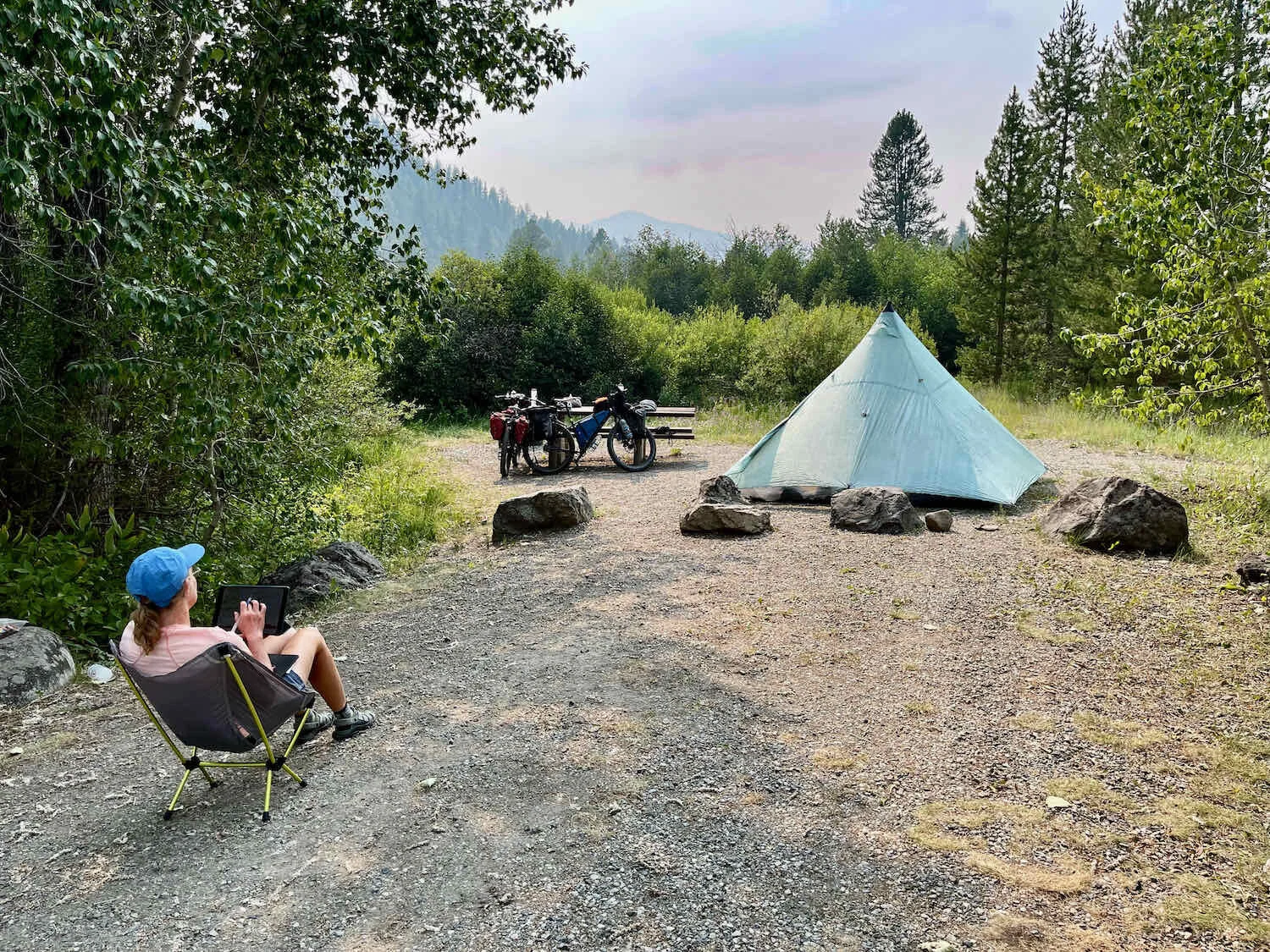 Evening at Easley Campground