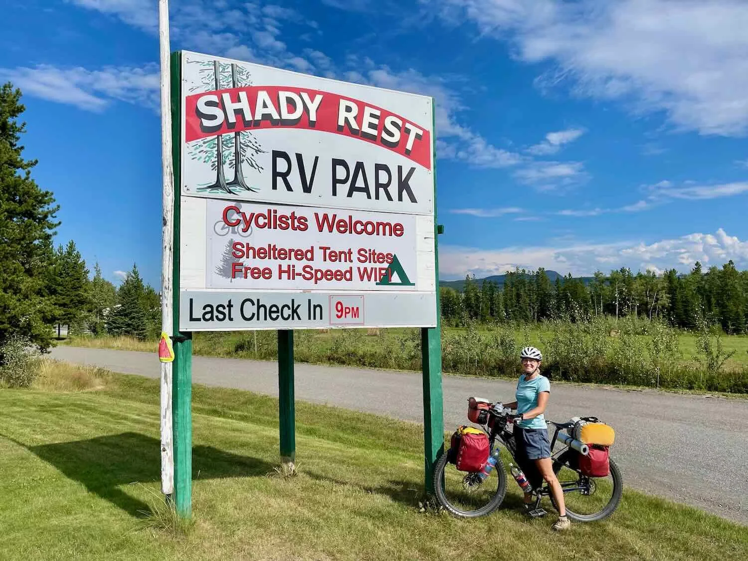 Happy to see cyclists are welcome