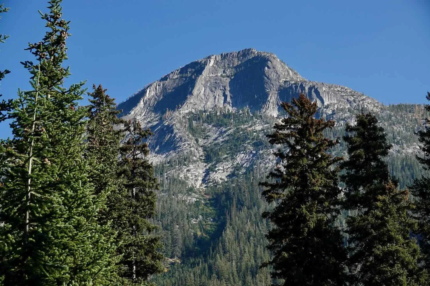 Silver Star Mountain as seen from the campground