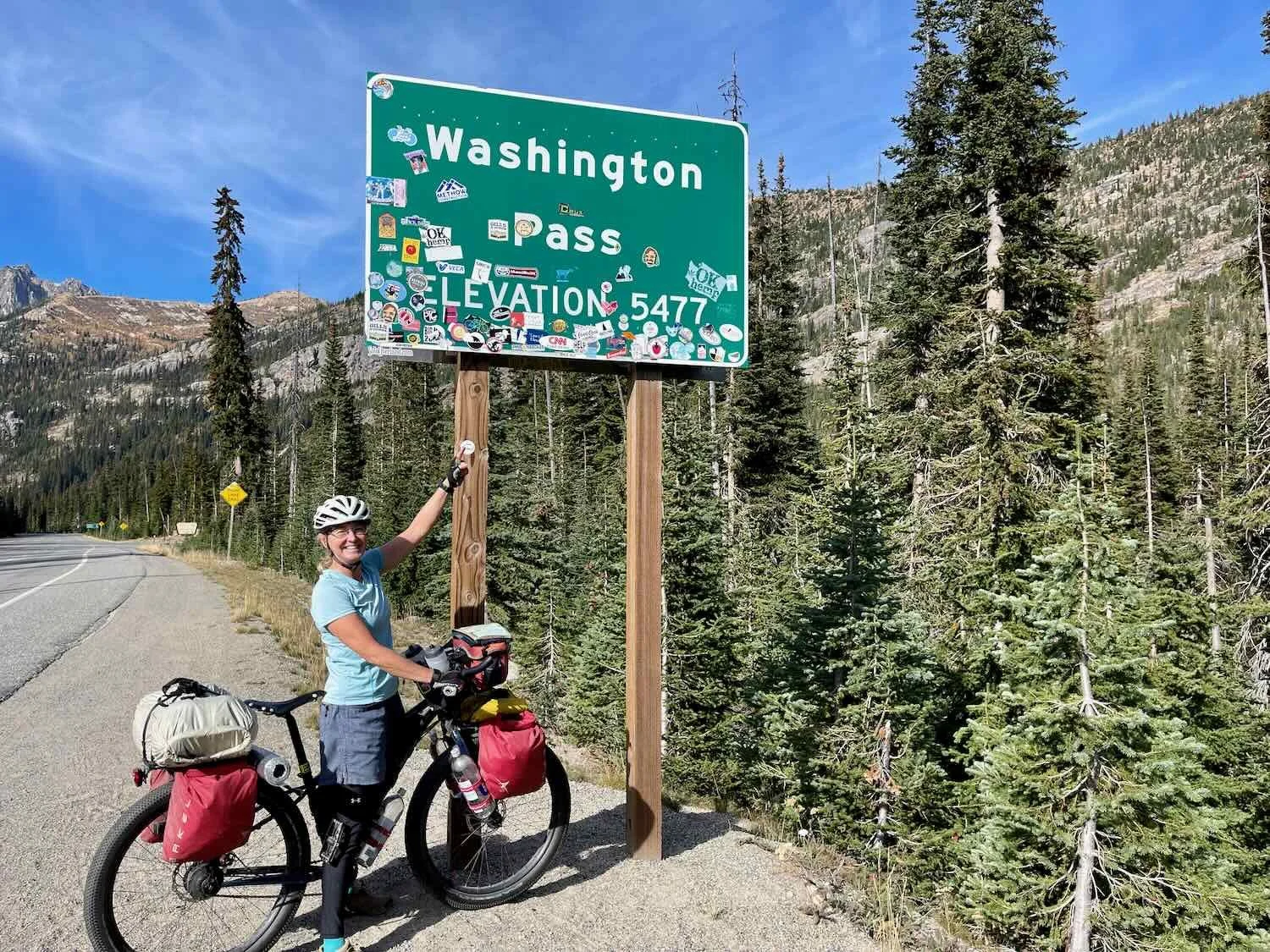 At the top of Washington Pass